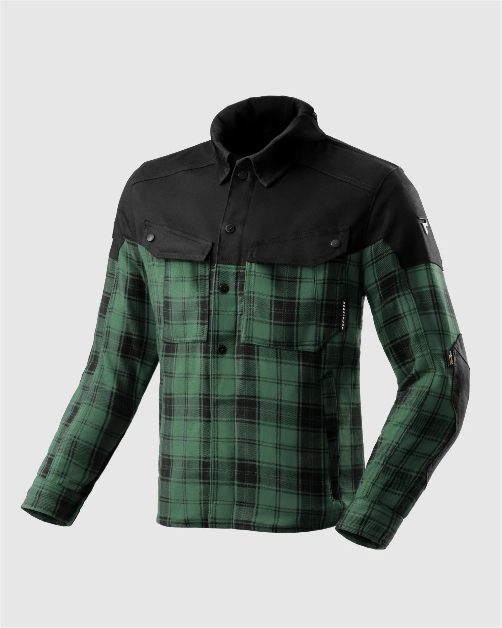 Shifter Motorcycle Shirt Green - Image 2