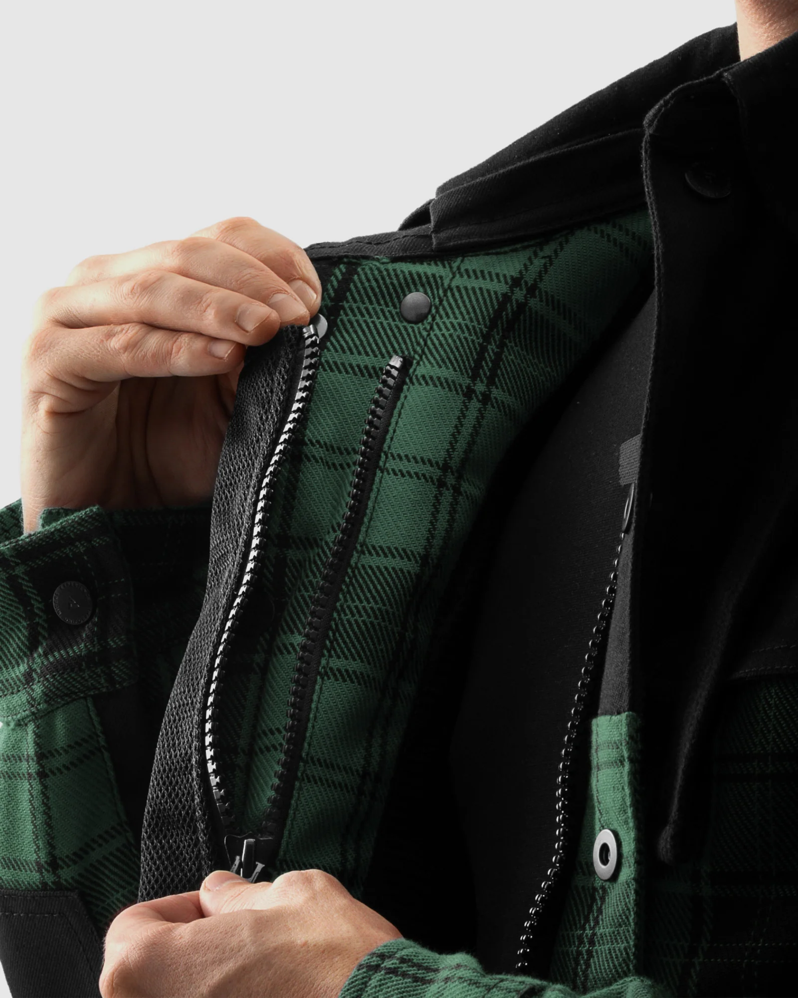 Shifter Motorcycle Shirt Green - Image 5