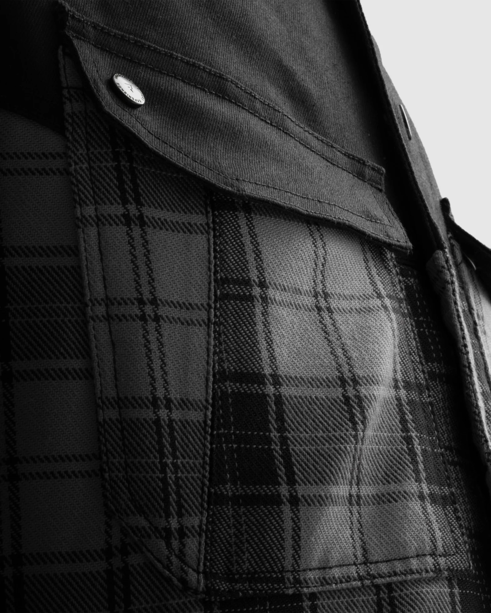 Shifter Motorcycle Shirt Grey - Image 11