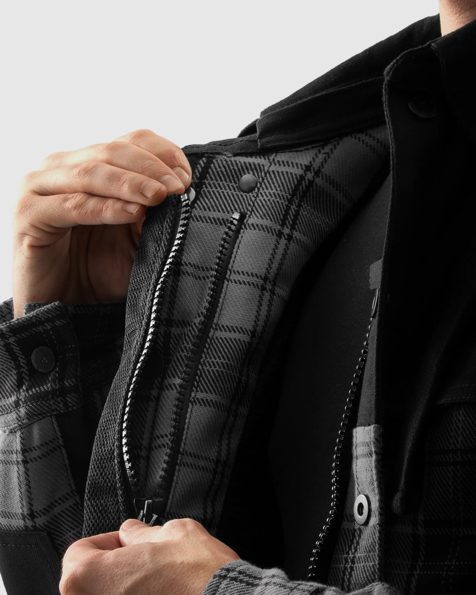Shifter Motorcycle Shirt Grey - Image 5