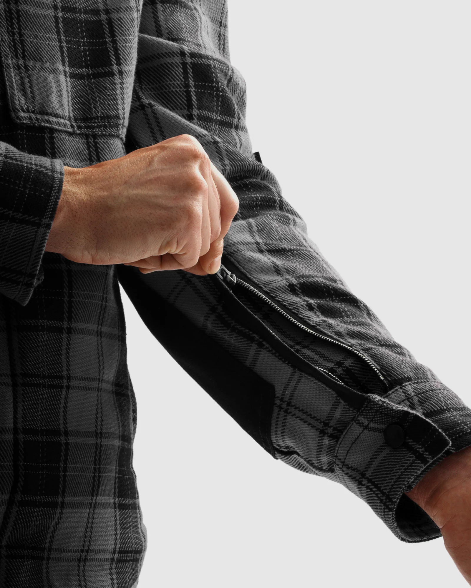 Shifter Motorcycle Shirt Grey - Image 9