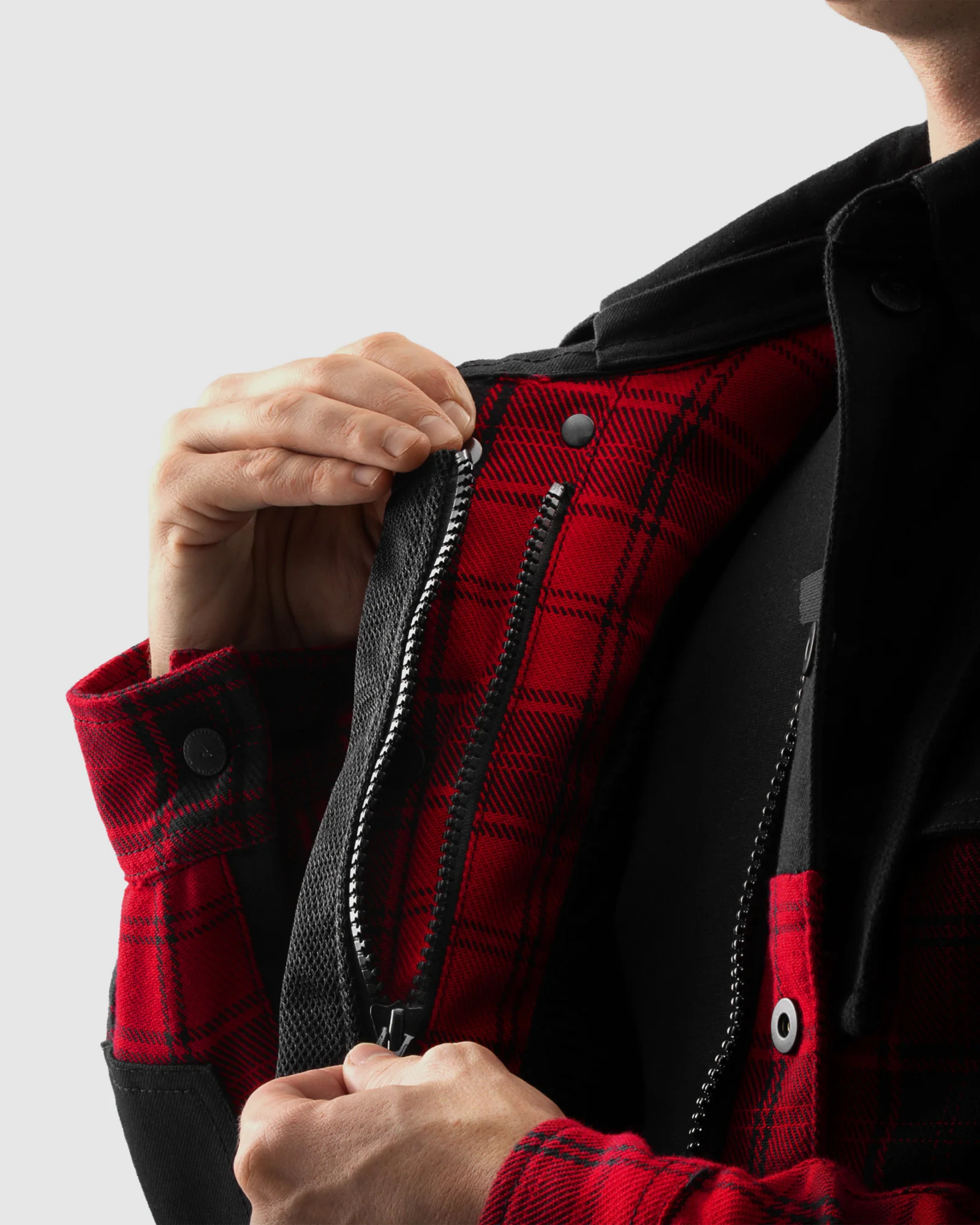 Shifter Motorcycle Shirt Red - Image 5