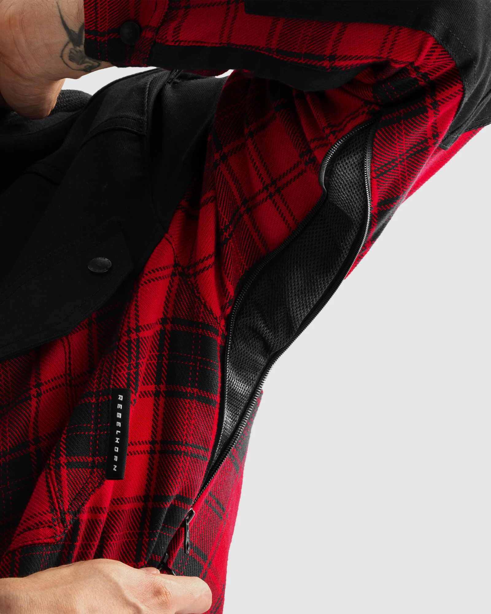 Shifter Motorcycle Shirt Red - Image 7