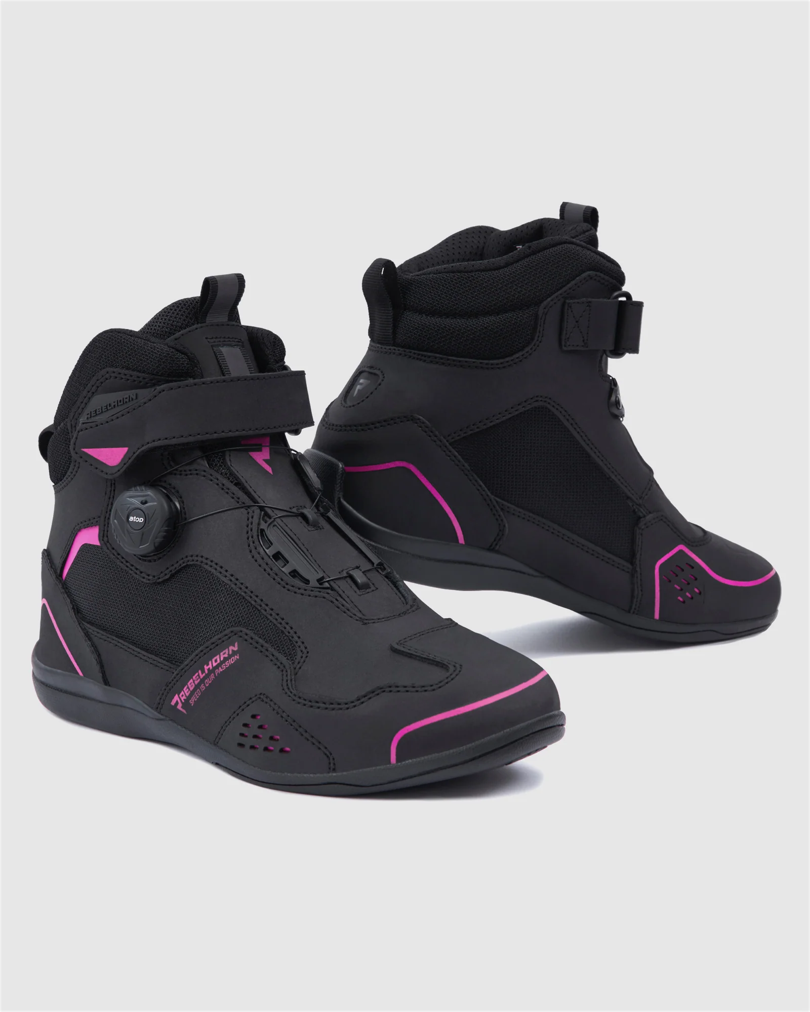 Spark II Women's Motorcycle Boots Pink