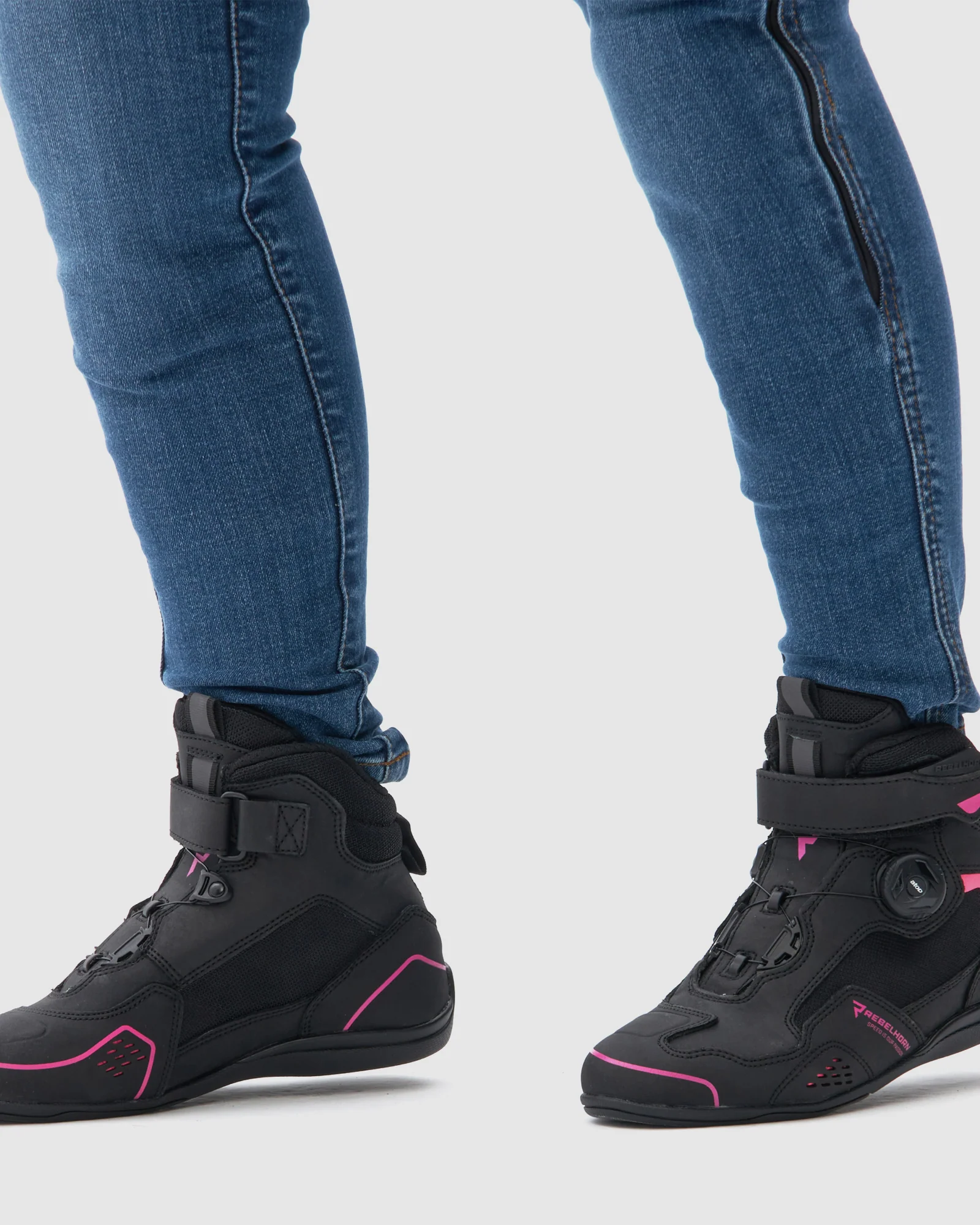 Spark II Women's Motorcycle Boots Pink - Image 10