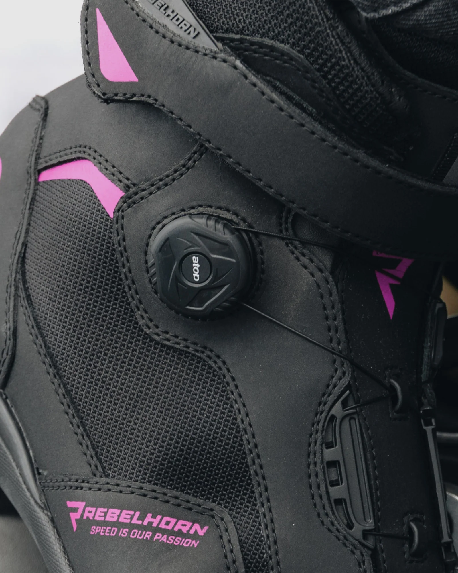 Spark II Women's Motorcycle Boots Pink - Image 13