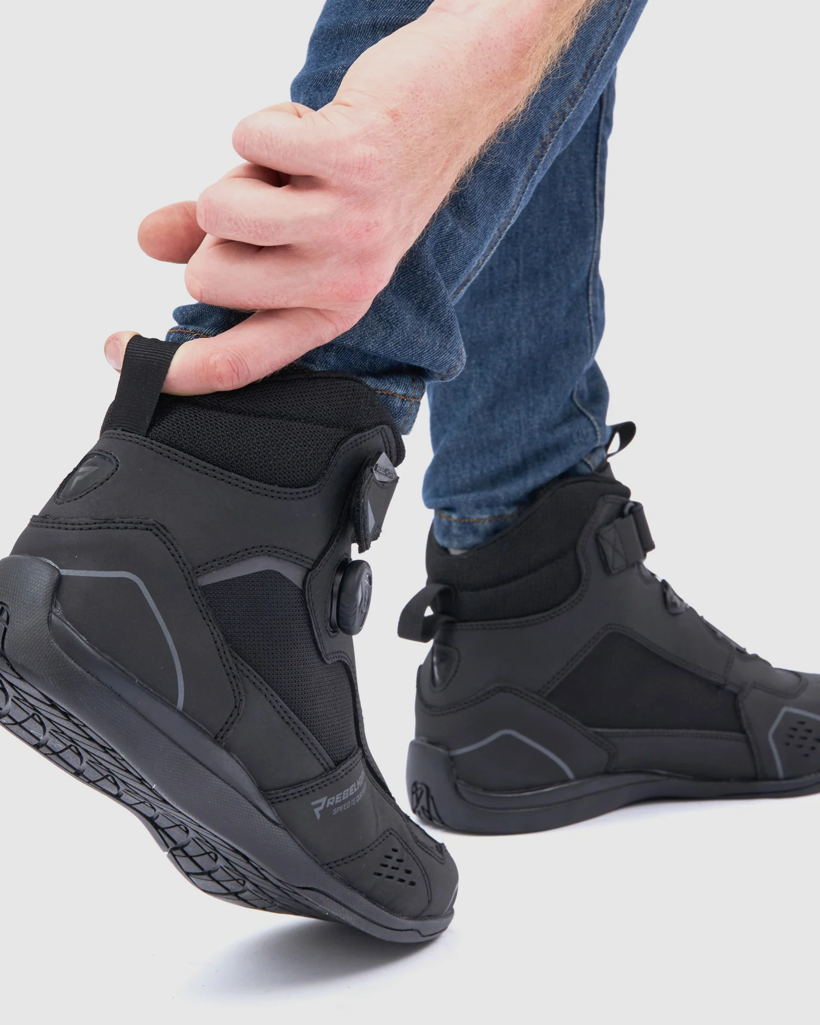 Spark II Motorcycle Boots Black - Image 6