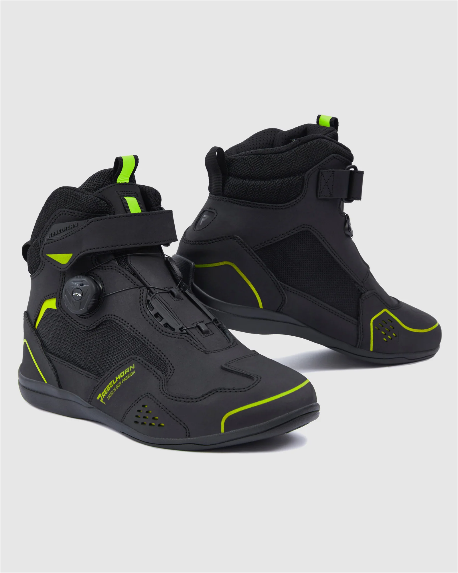 Spark II Motorcycle Boots Fluo Yellow