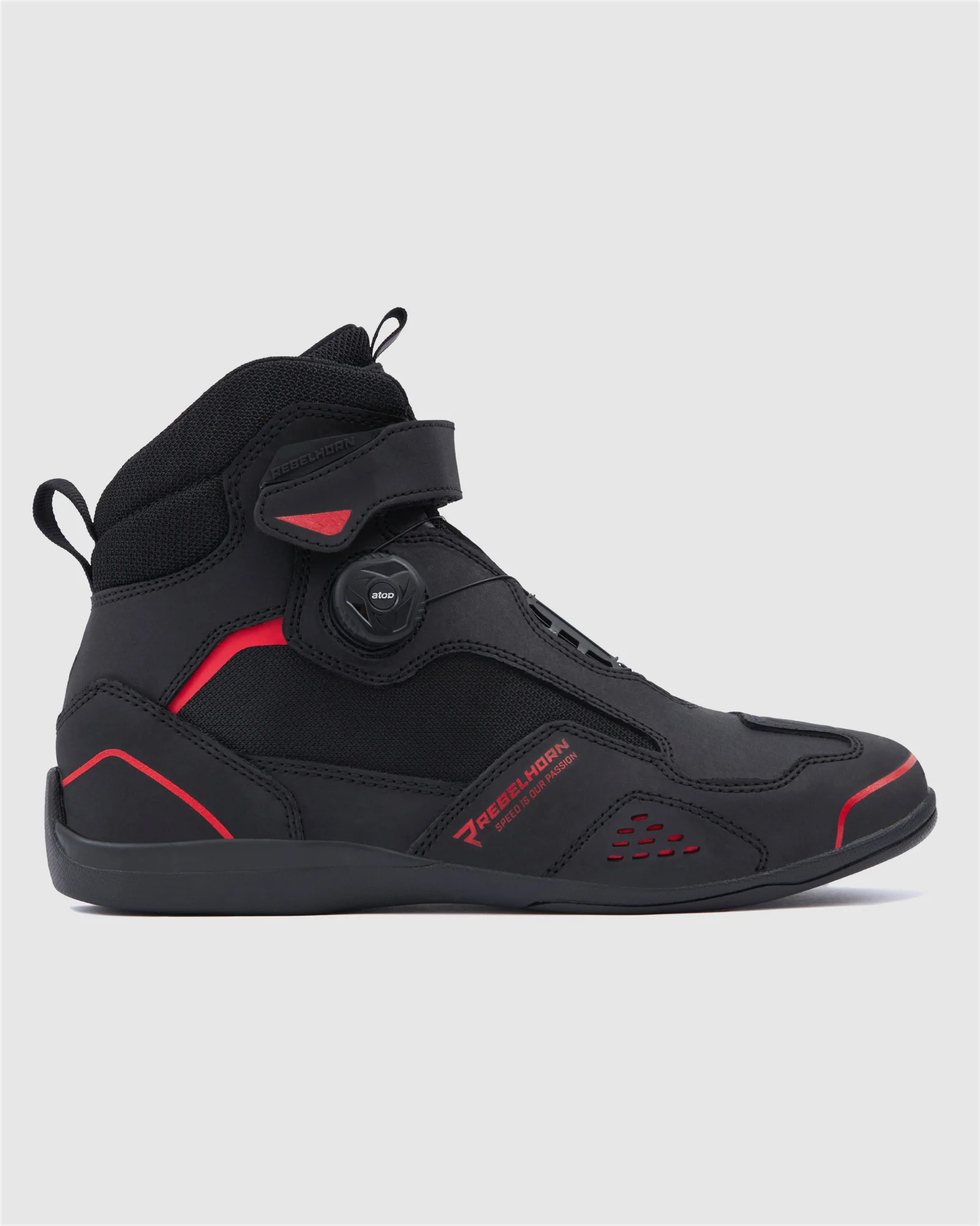 Spark II Motorcycle Boots Red - Image 2