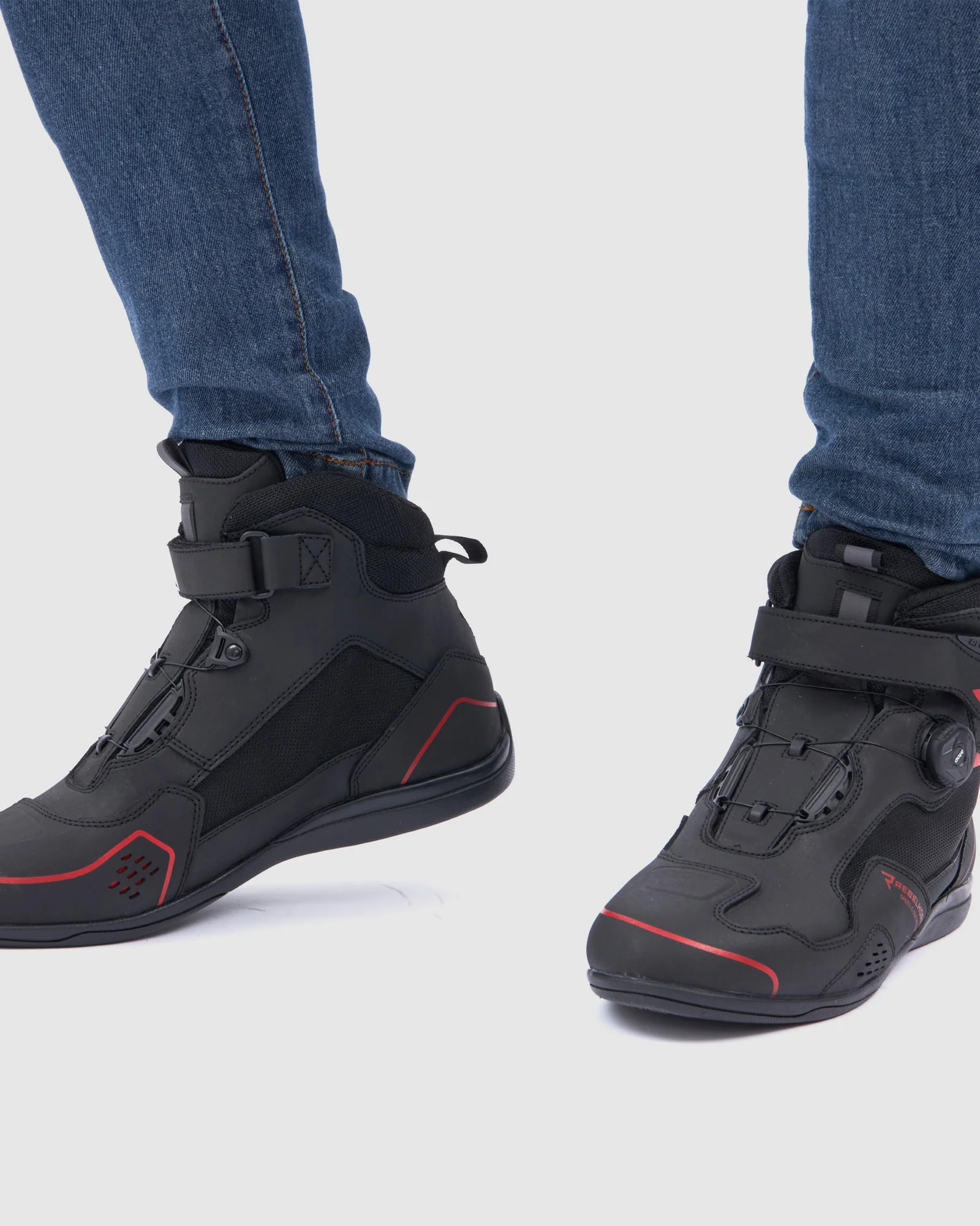 Spark II Motorcycle Boots Red - Image 9