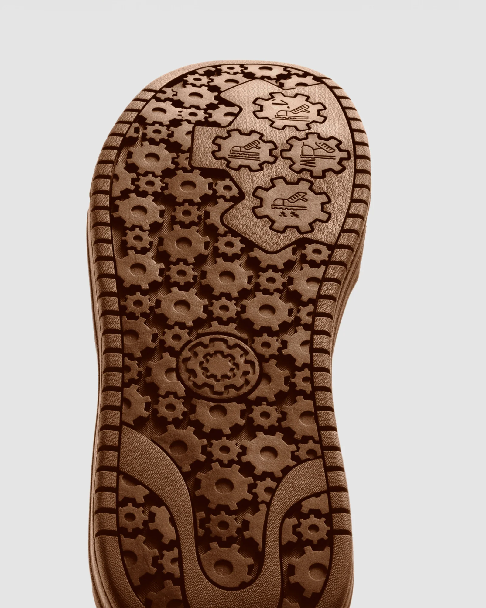 Spike Motorcycle Boots Brown - Image 10