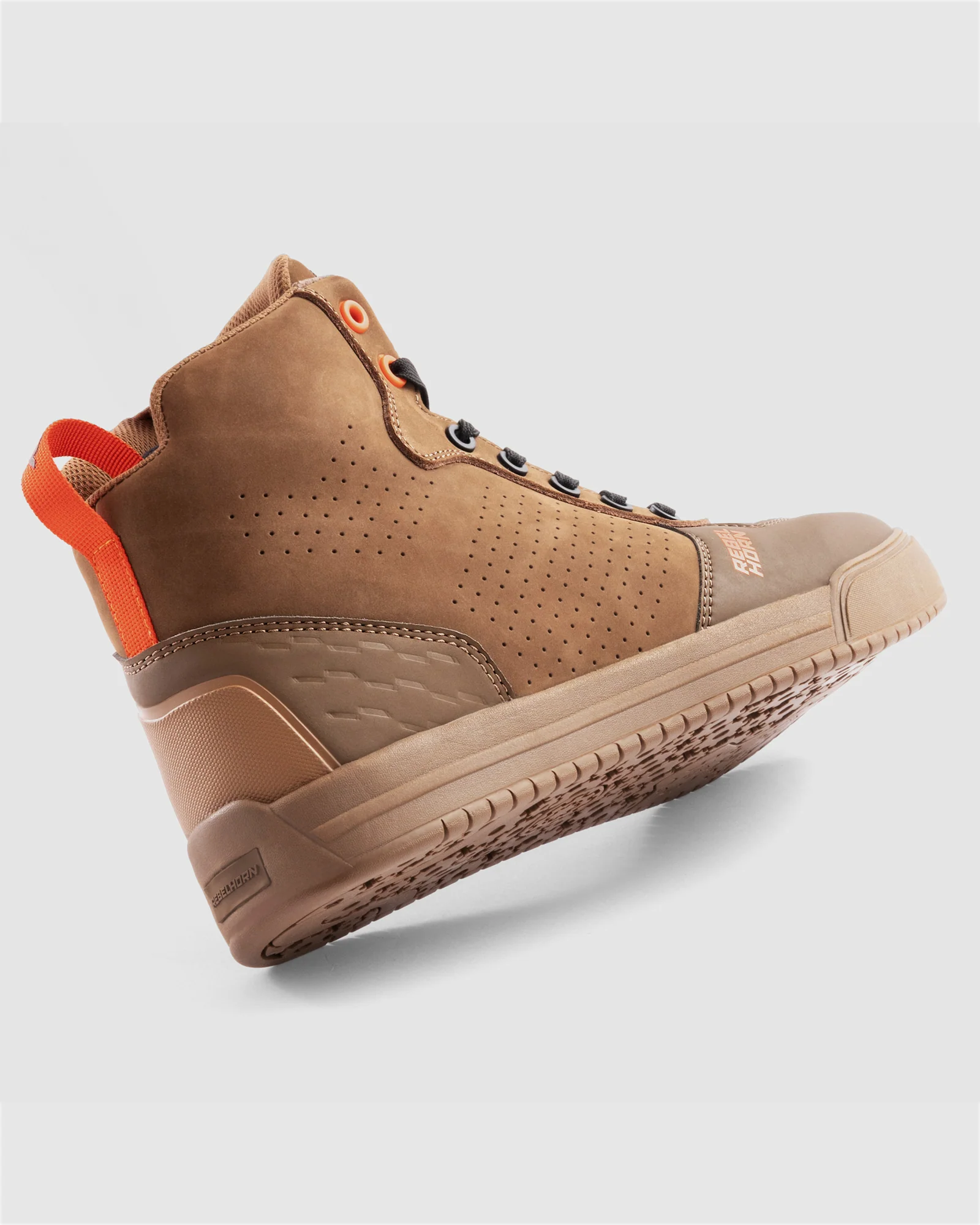 Spike Motorcycle Boots Brown - Image 3