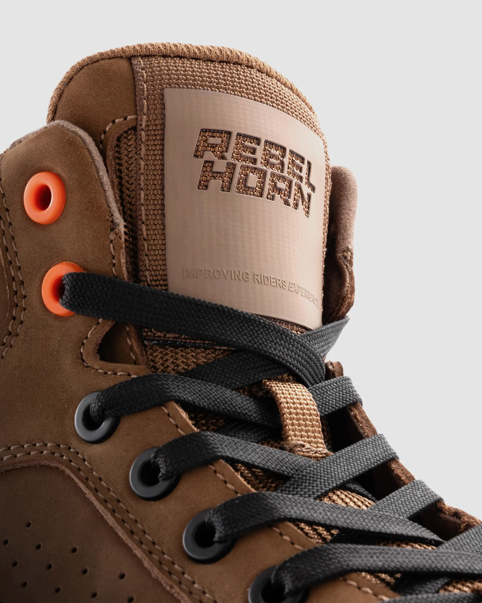 Spike Motorcycle Boots Brown - Image 5