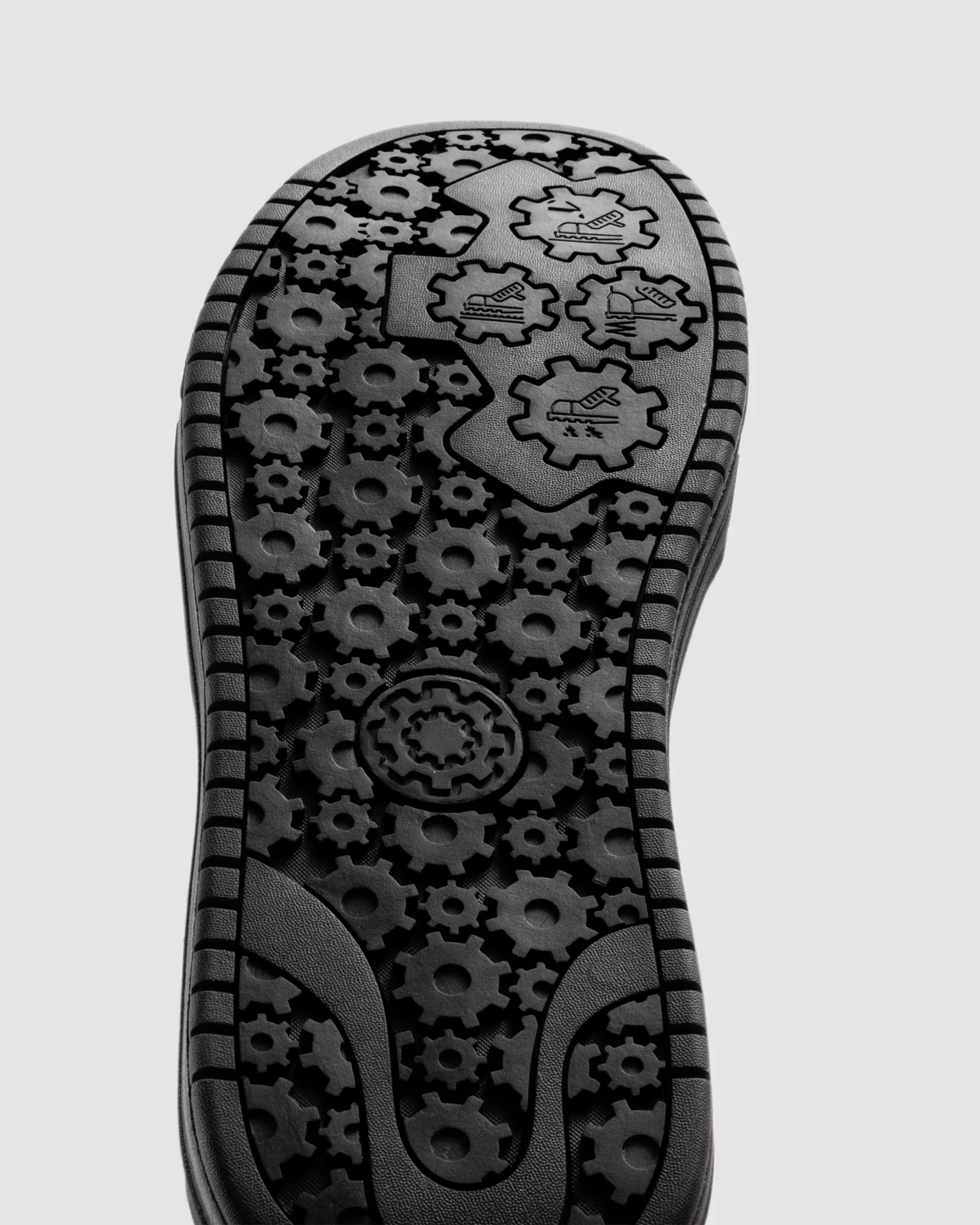 Spike Motorcycle Boots Grey - Image 10