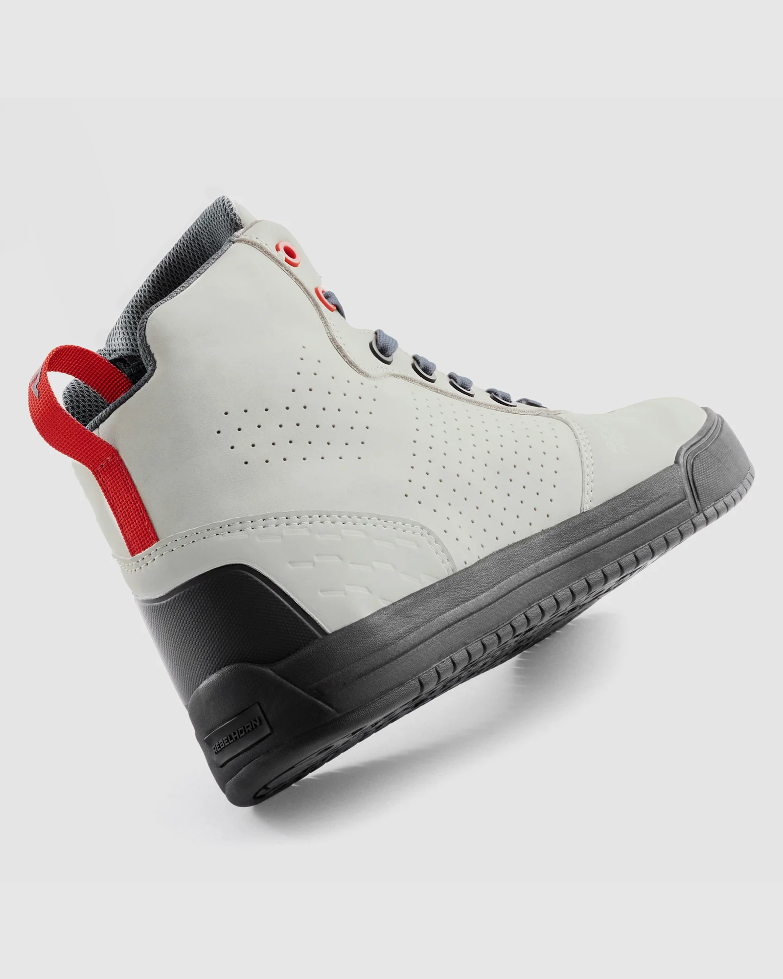 Spike Motorcycle Boots Grey - Image 3