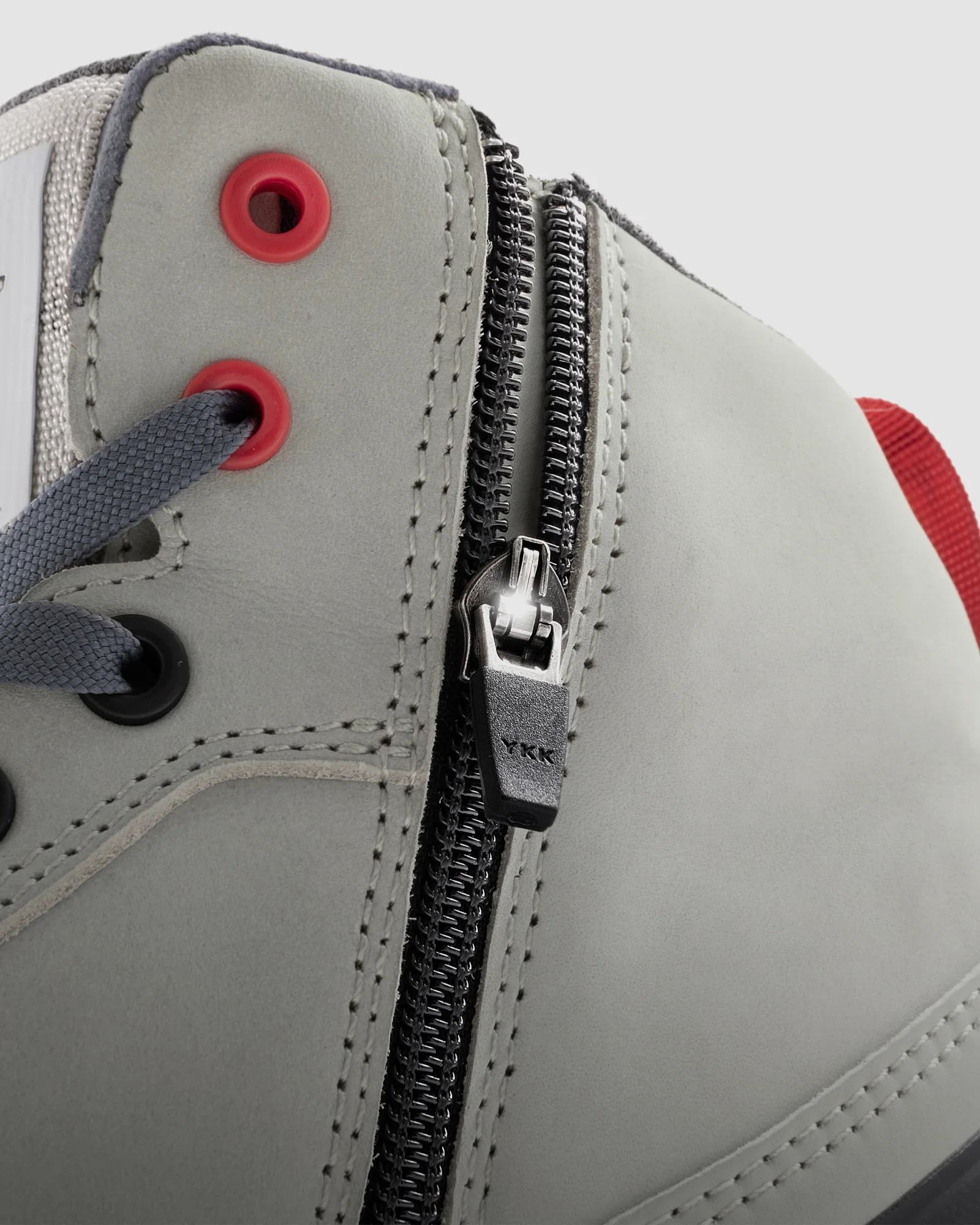 Spike Motorcycle Boots Grey - Image 4