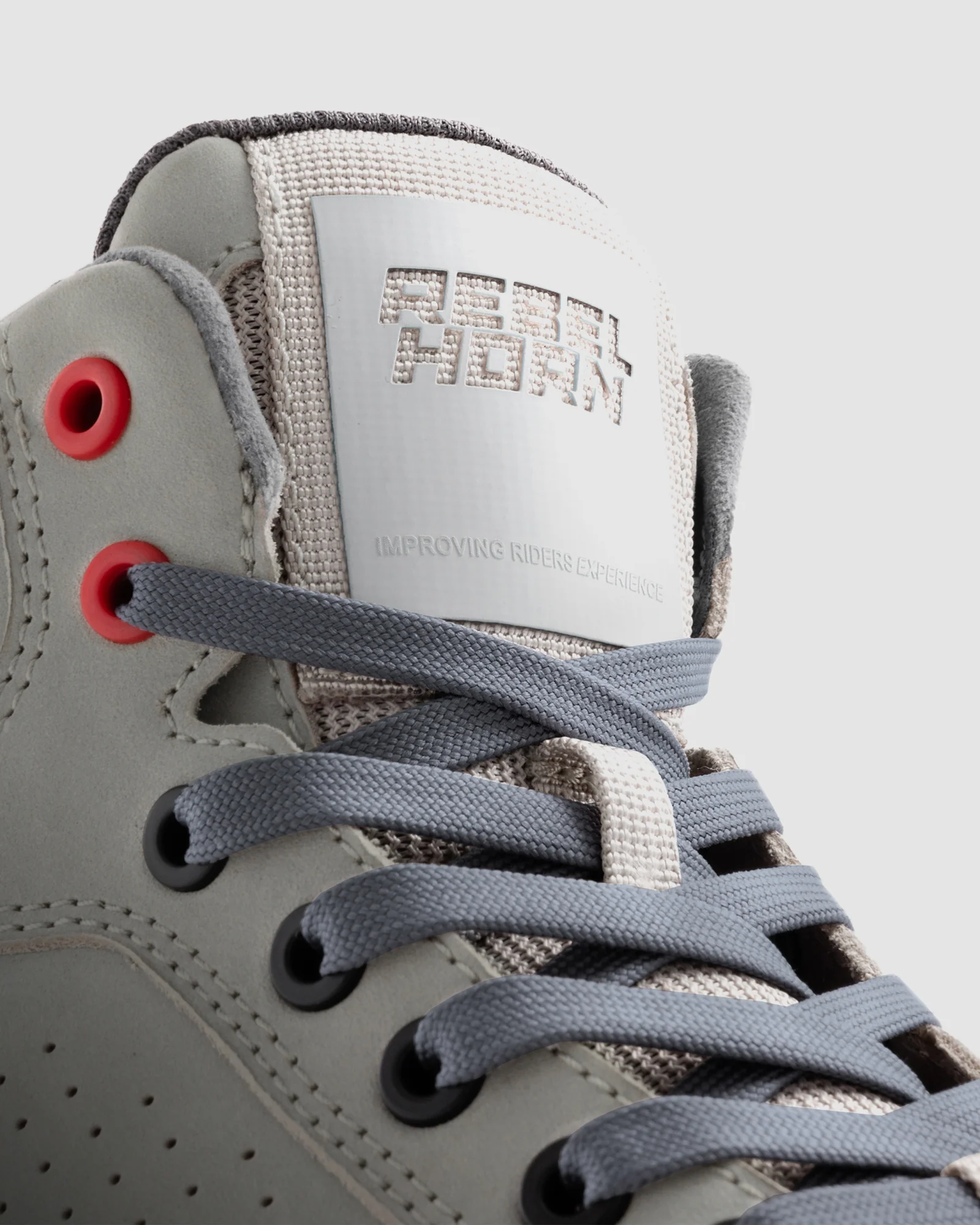 Spike Motorcycle Boots Grey - Image 5