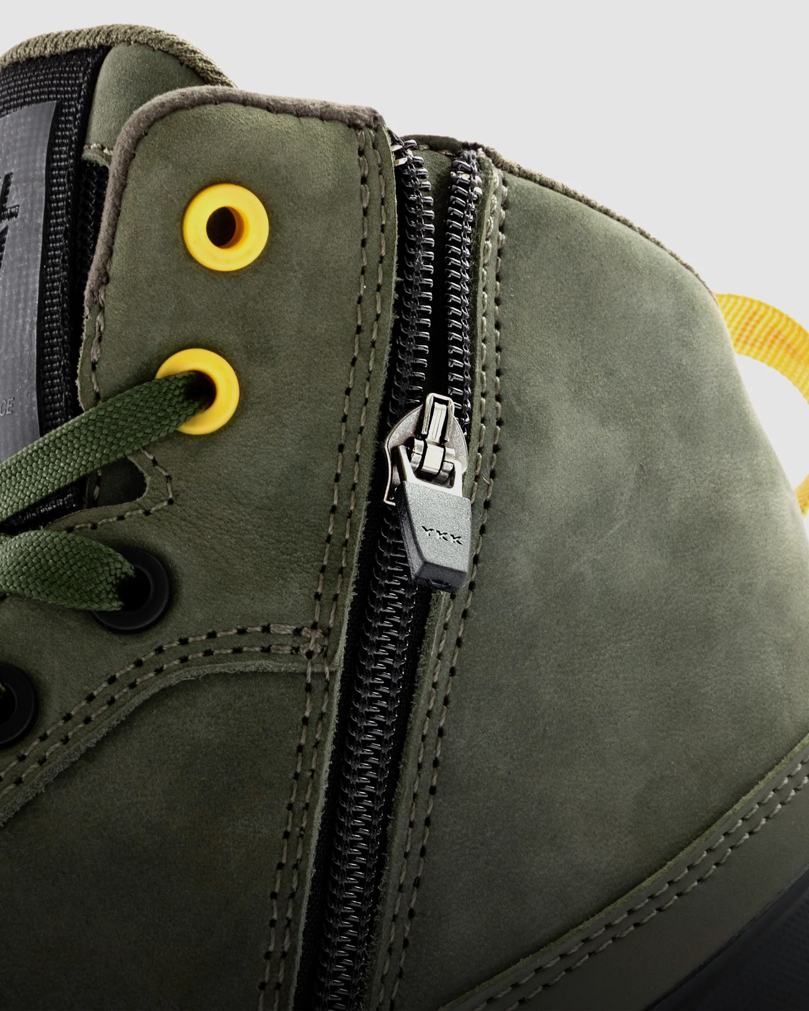 Spike Motorcycle Boots Olive - Image 4