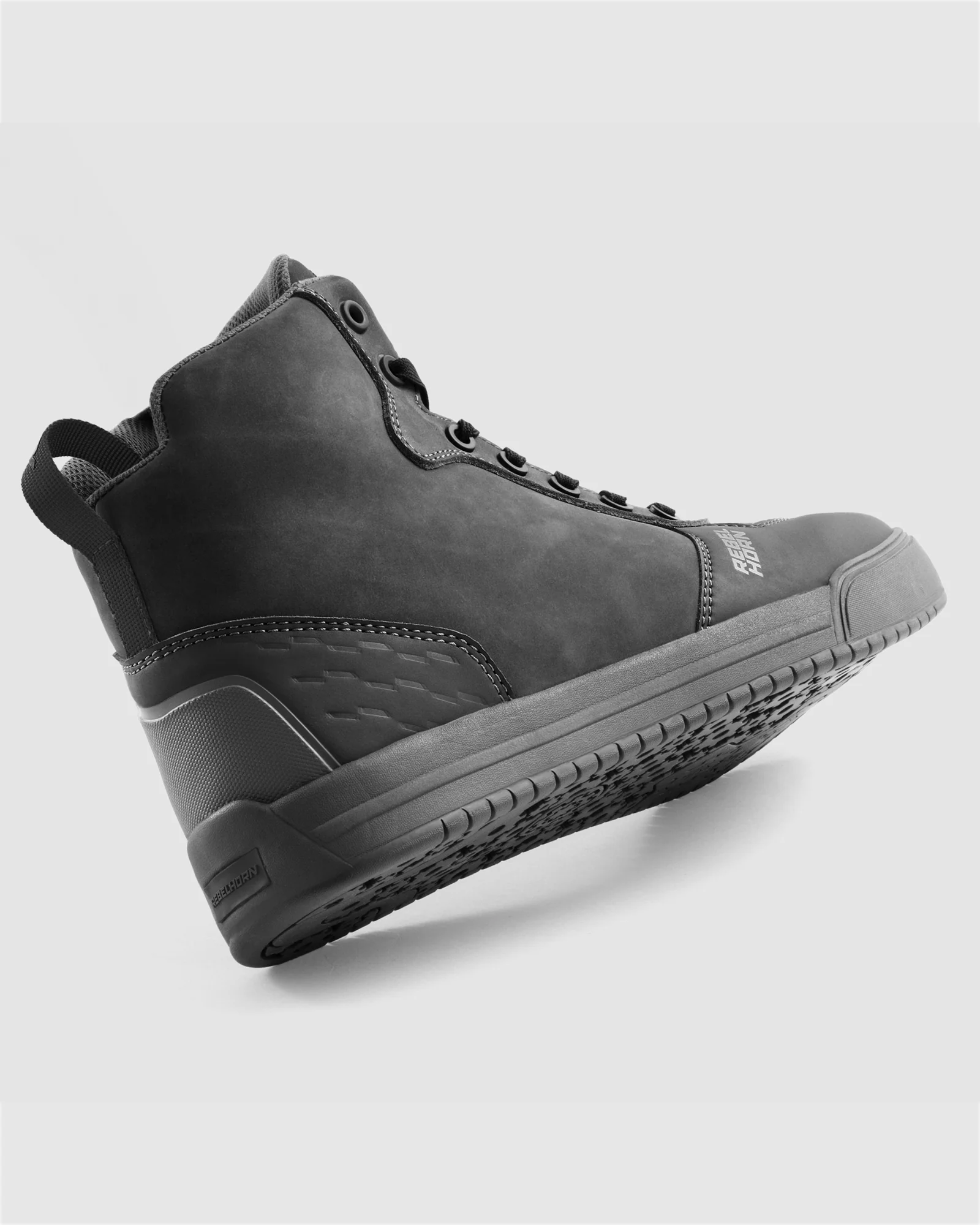Spike Waterproof Motorcycle Boots Black - Image 3