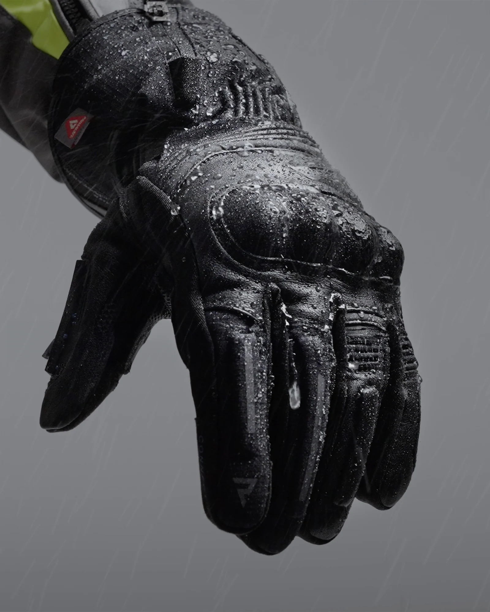 Summit Waterproof Motorcycle Gloves Black - Image 10