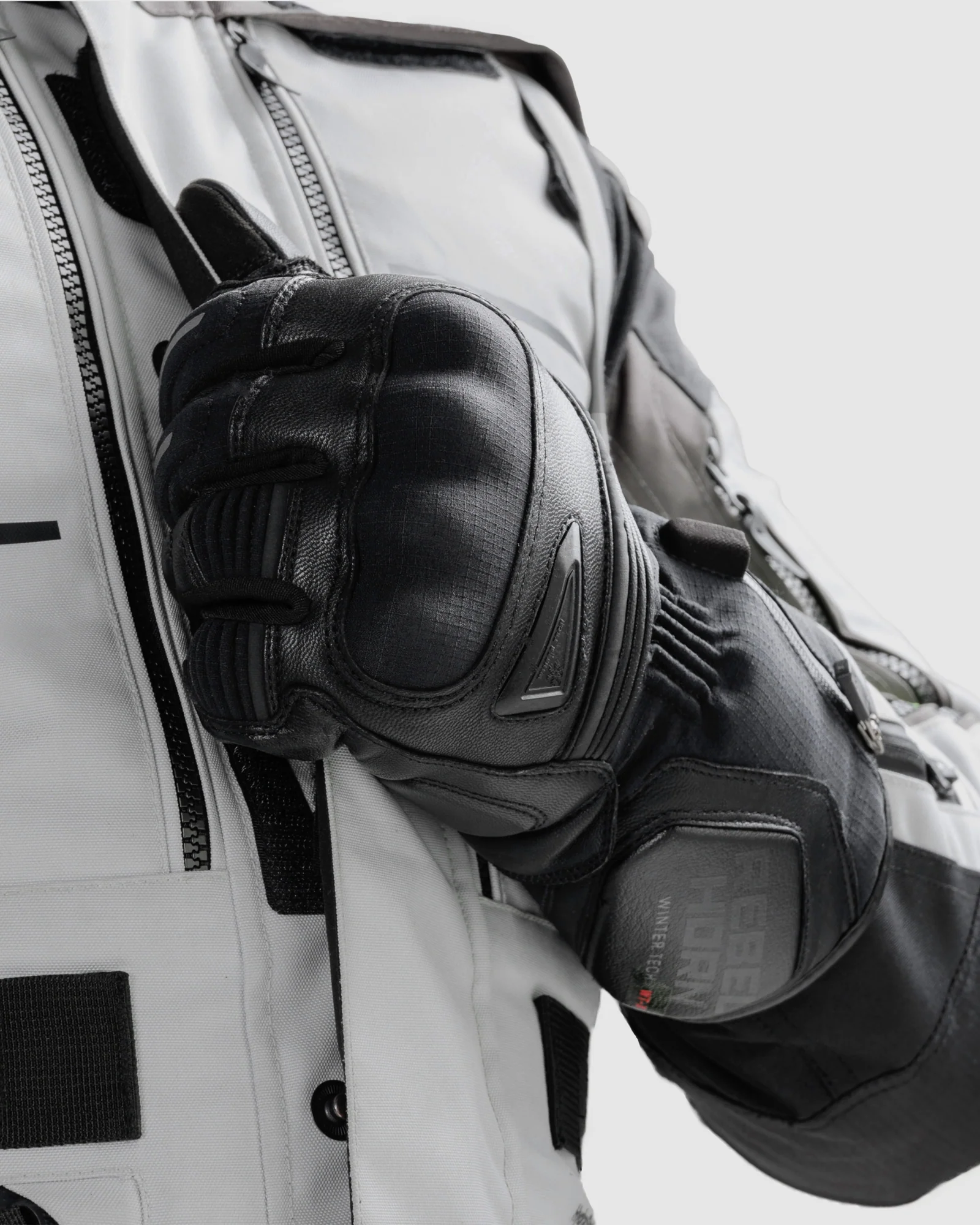 Summit Waterproof Motorcycle Gloves Black - Image 3