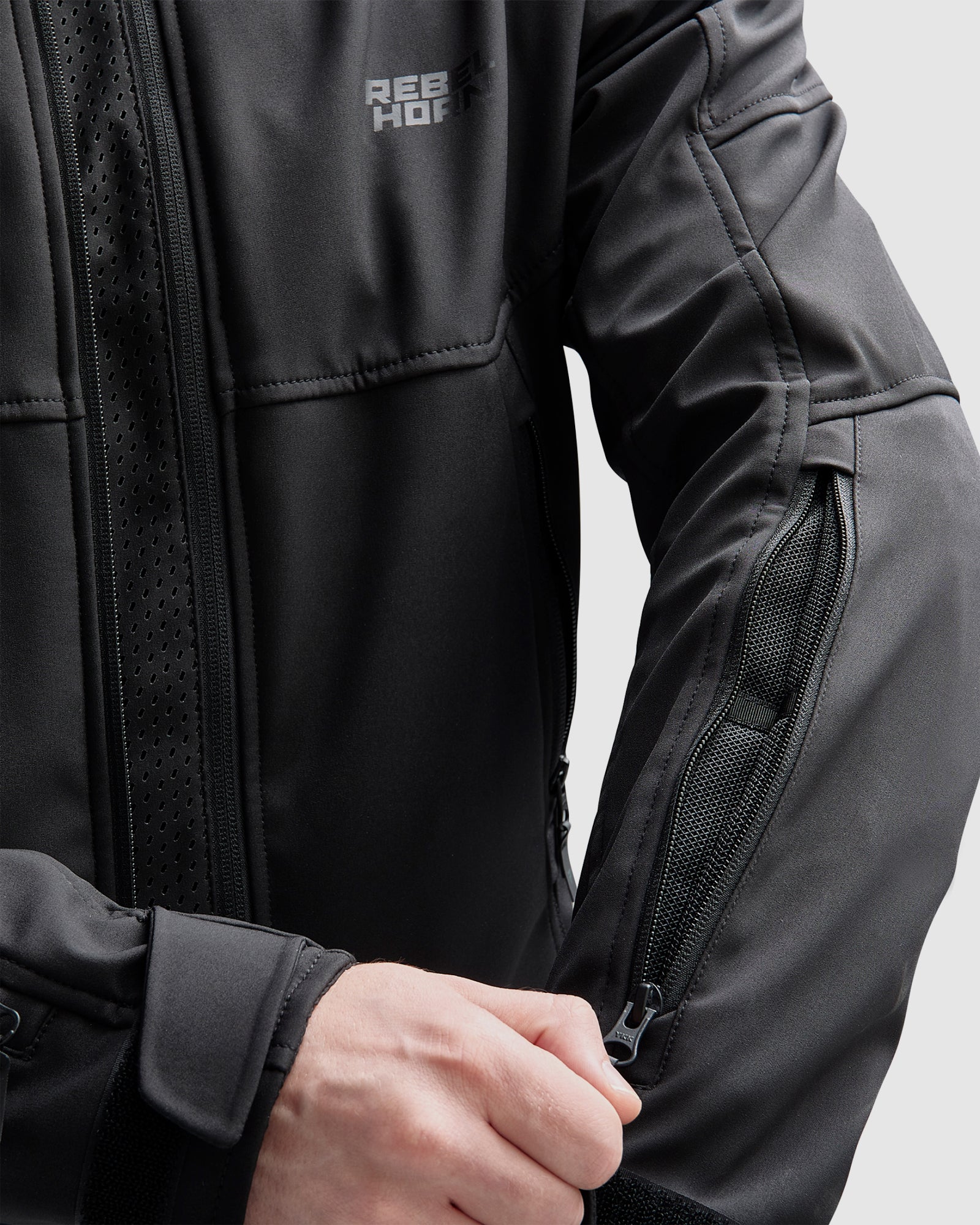 Slash Motorcycle Softshell Black - Image 4