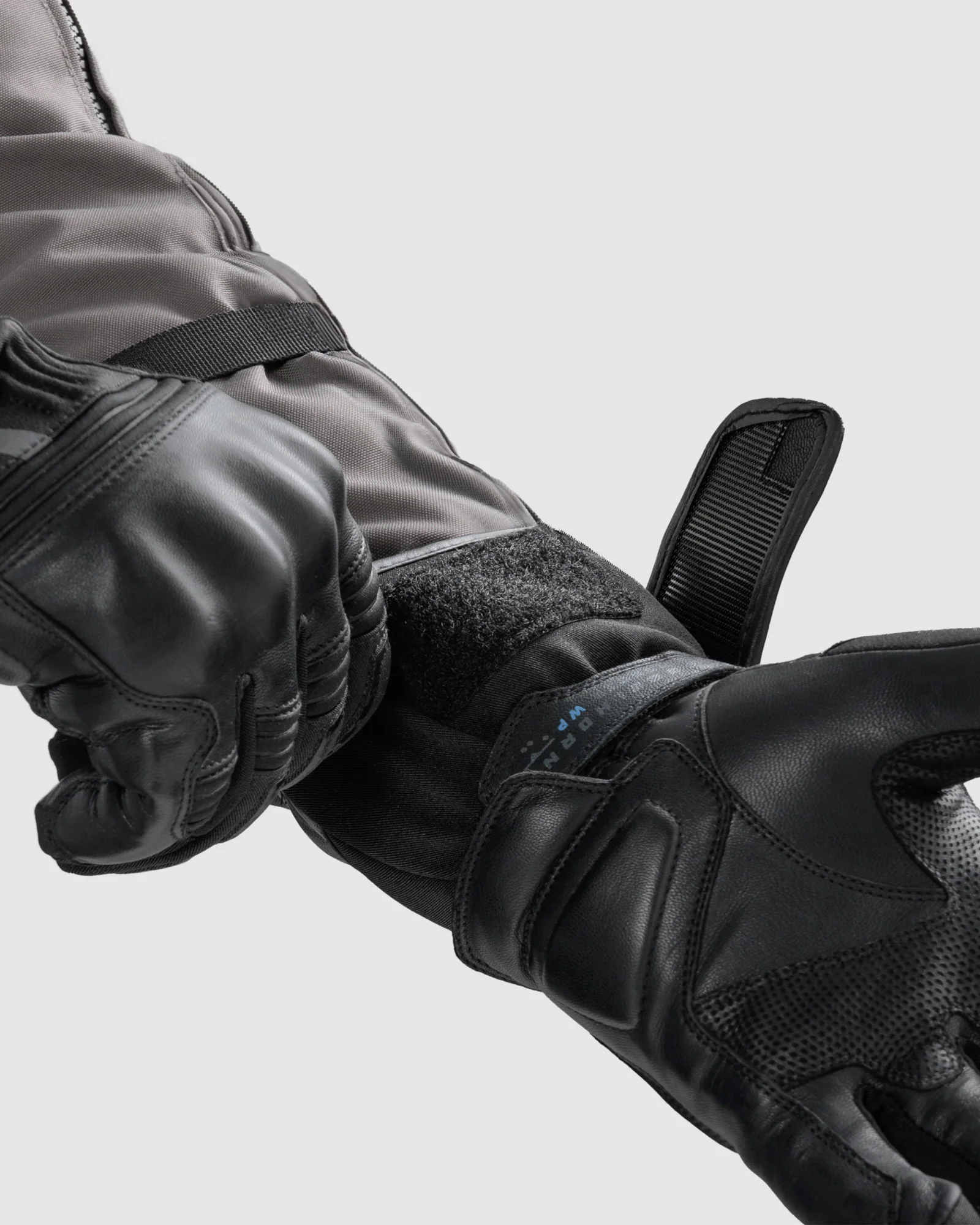Tracer Waterproof Motorcycle Gloves Black - Image 7