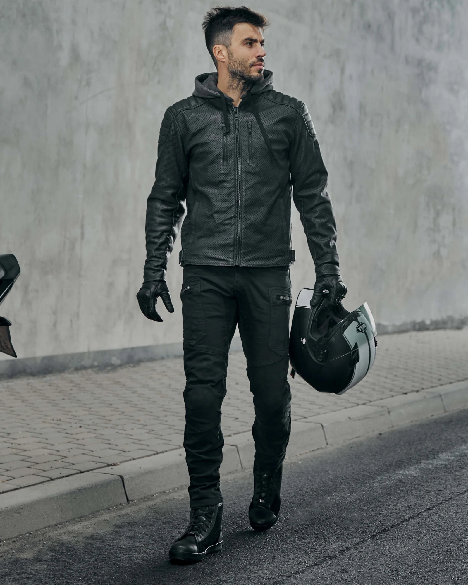 Urban III Motorcycle Jeans Washed Black - Image 4