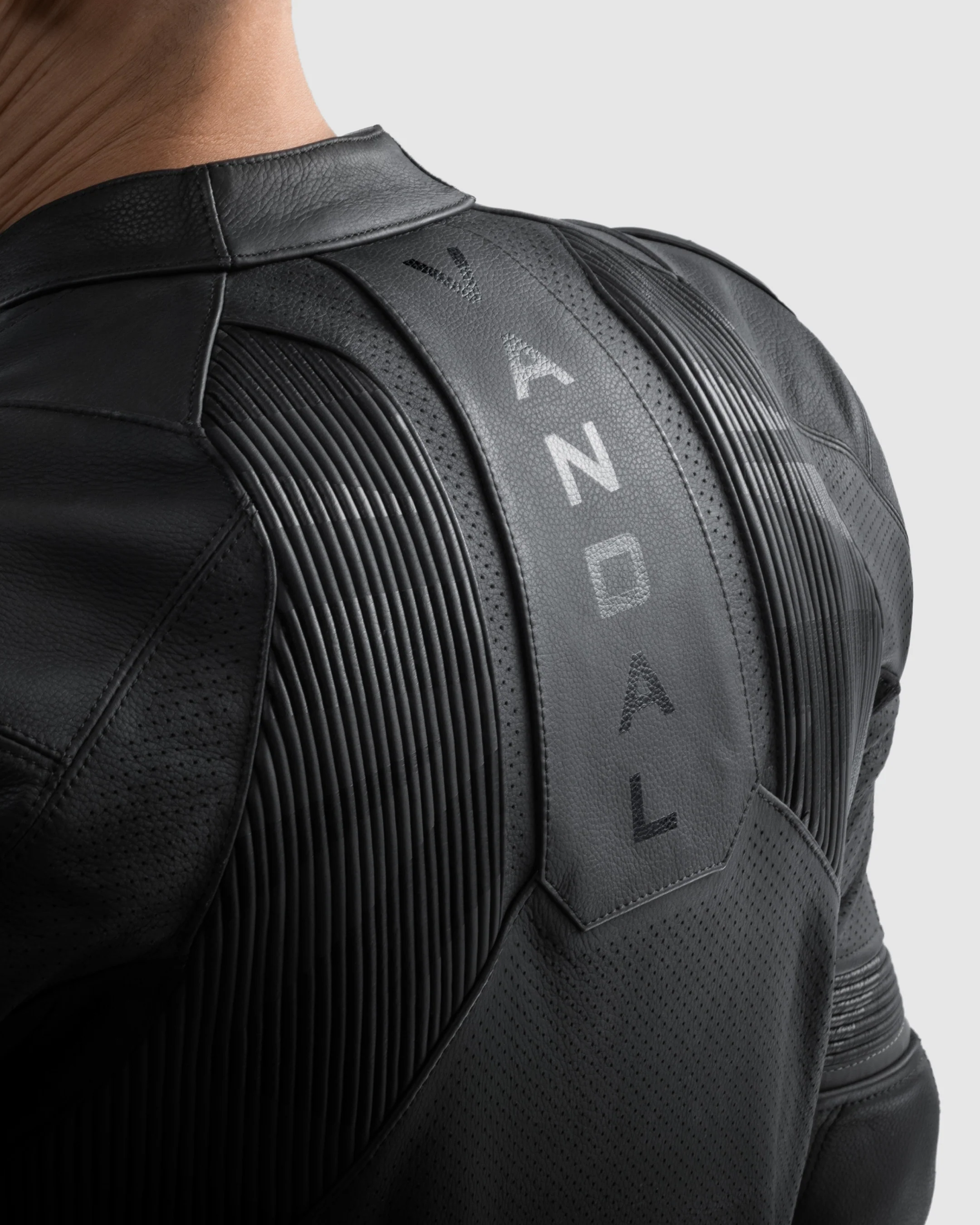 Vandal 2 Motorcycle Leather Jacket Black - Image 5