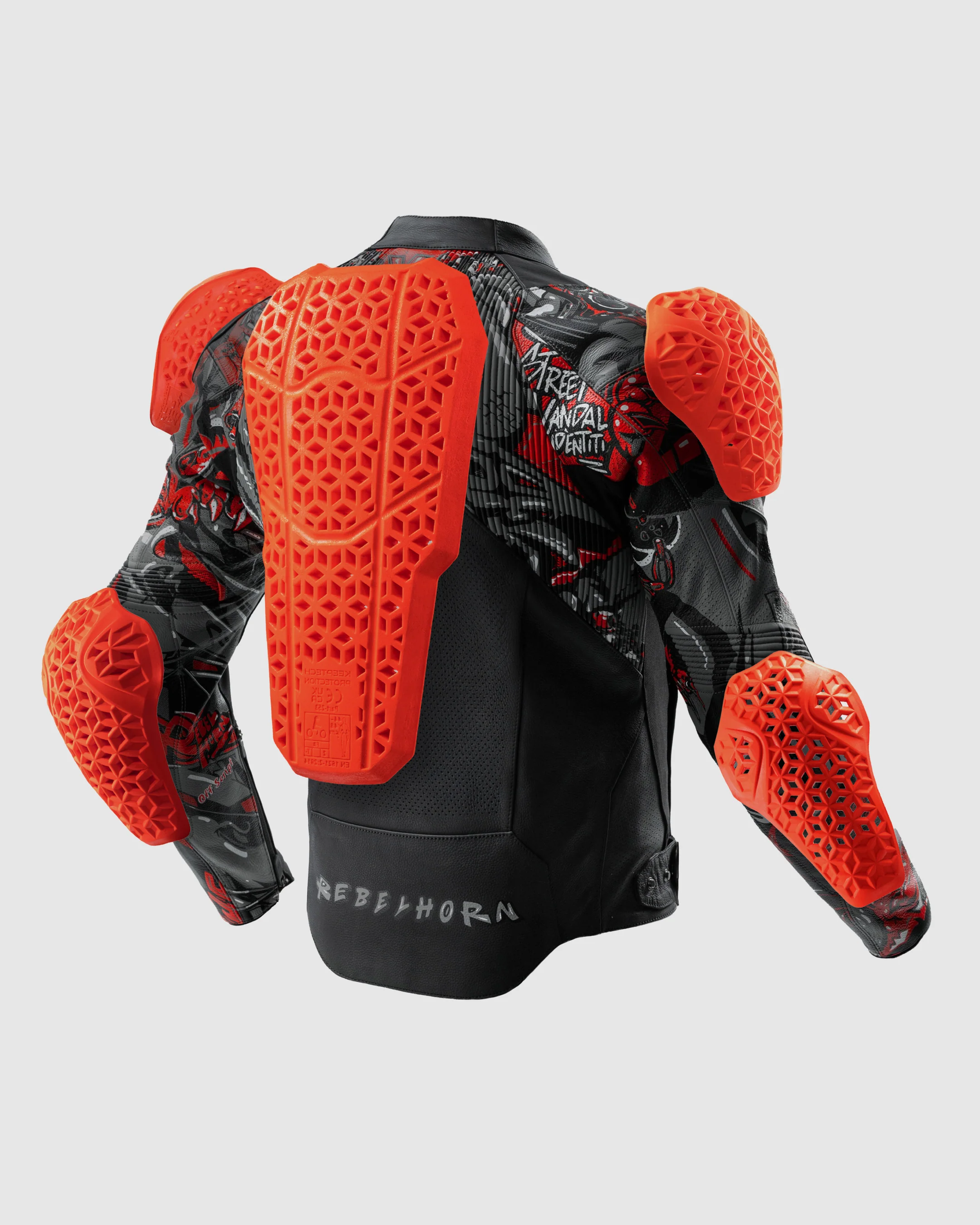 Vandal 2 Motorcycle Leather Jacket Cruze - Image 14