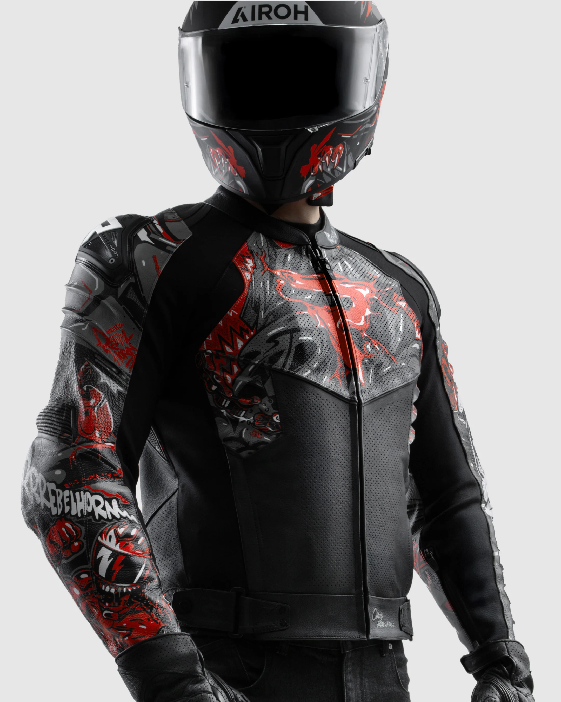 Vandal 2 Motorcycle Leather Jacket Cruze - Image 3