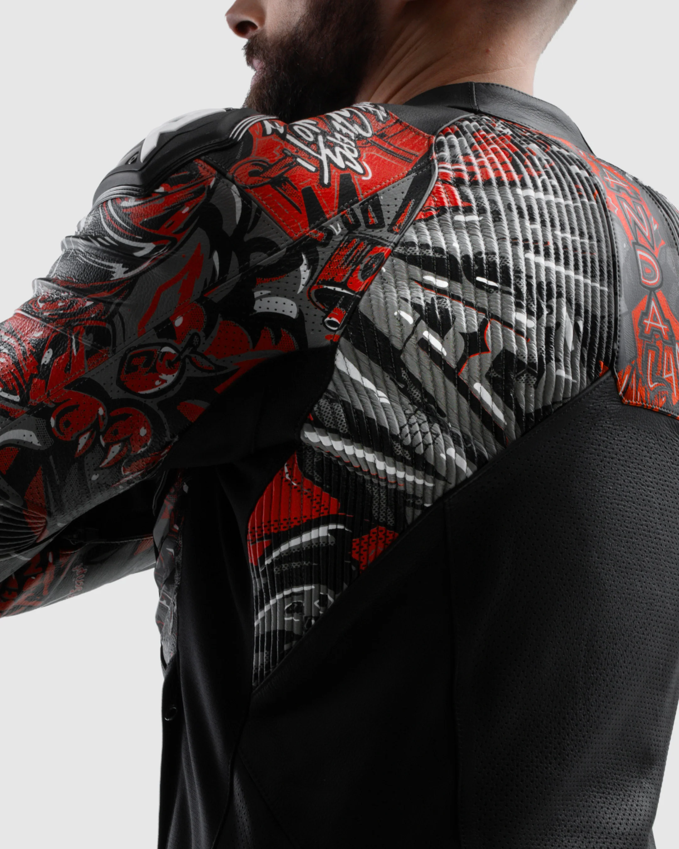 Vandal 2 Motorcycle Leather Jacket Cruze - Image 9