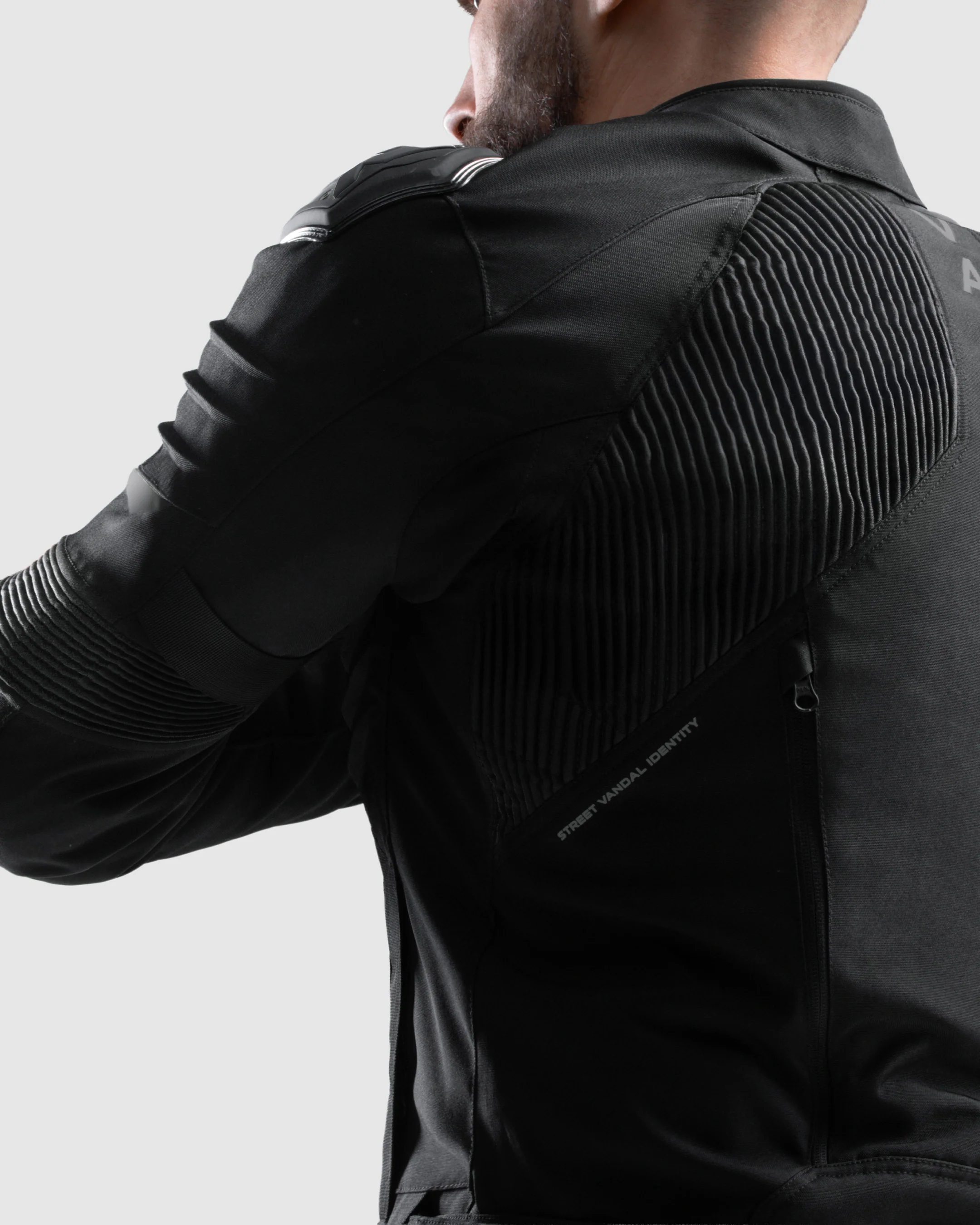 Vandal 2 TEX Motorcycle Jacket Black - Image 5