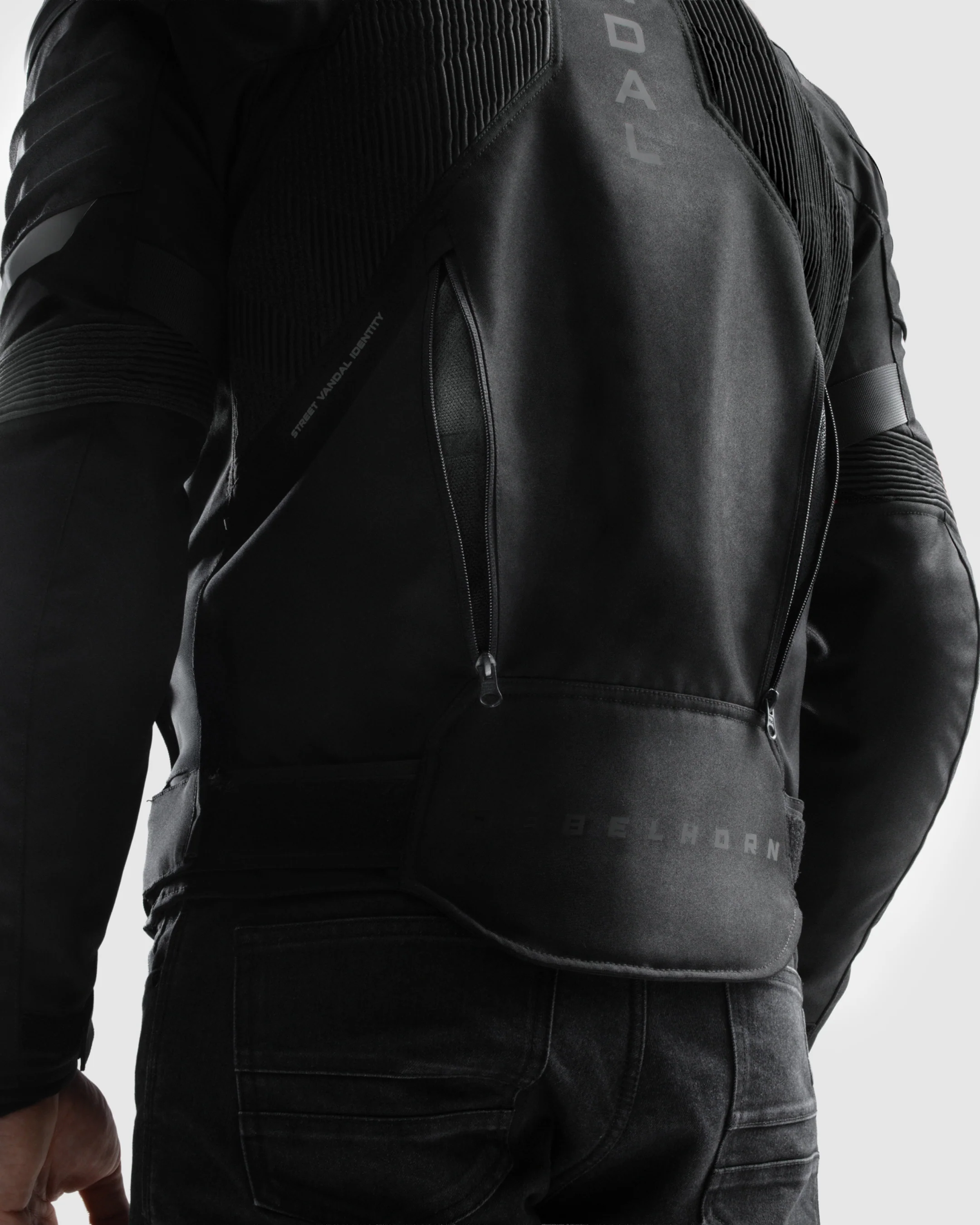 Vandal 2 TEX Motorcycle Jacket Black - Image 6
