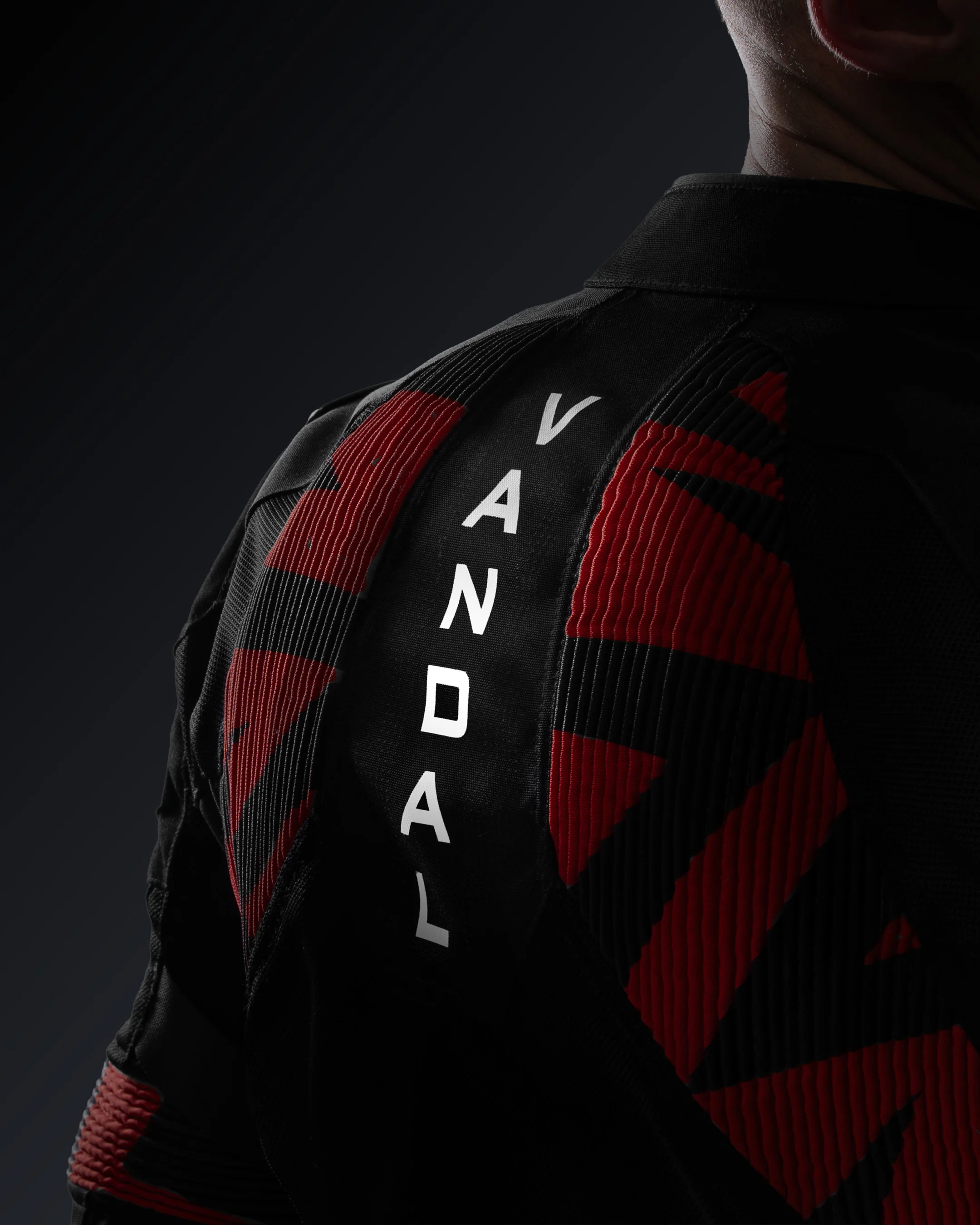 Vandal 2 TEX Motorcycle Jacket Red - Image 13