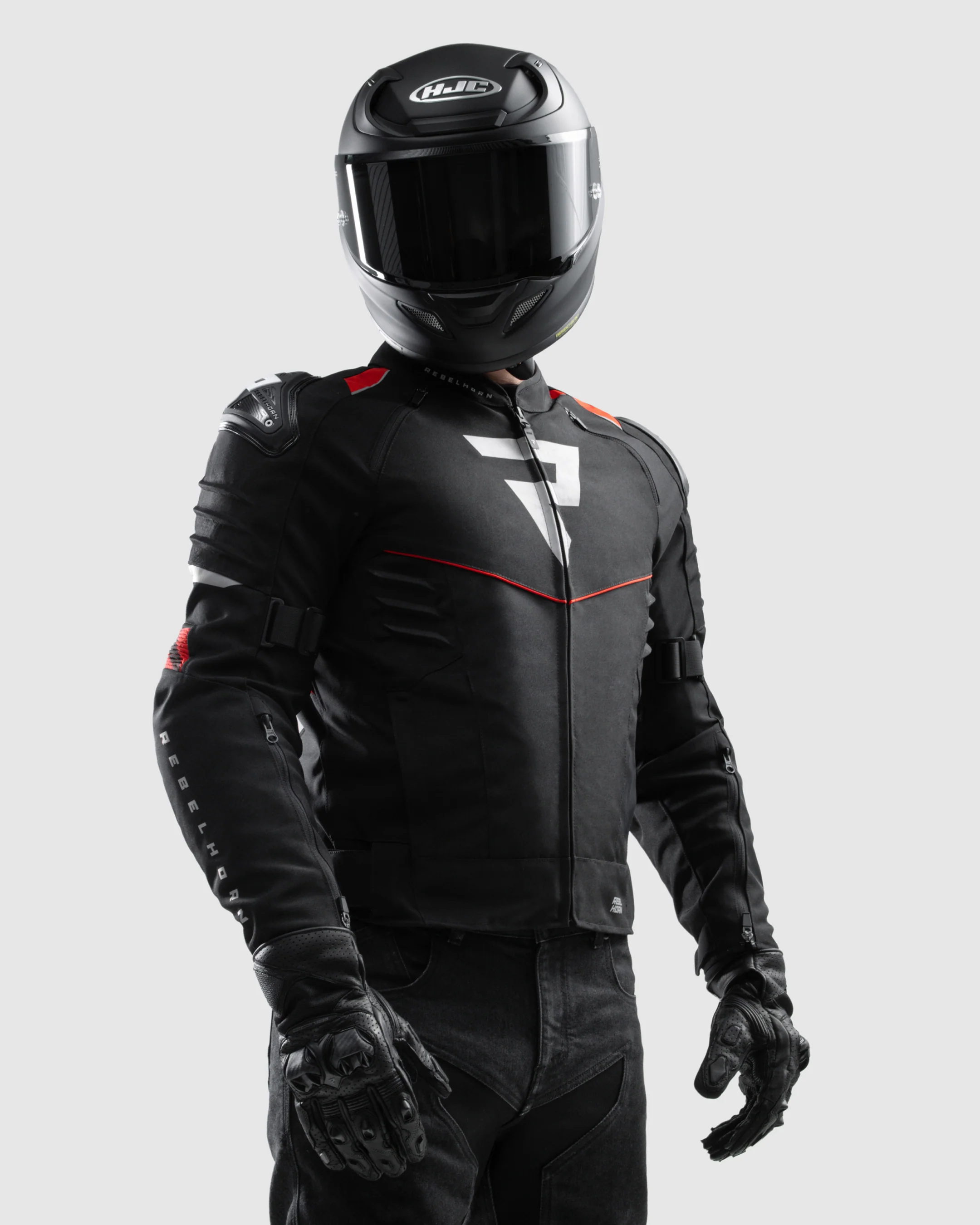 Vandal 2 TEX Motorcycle Jacket Red - Image 14