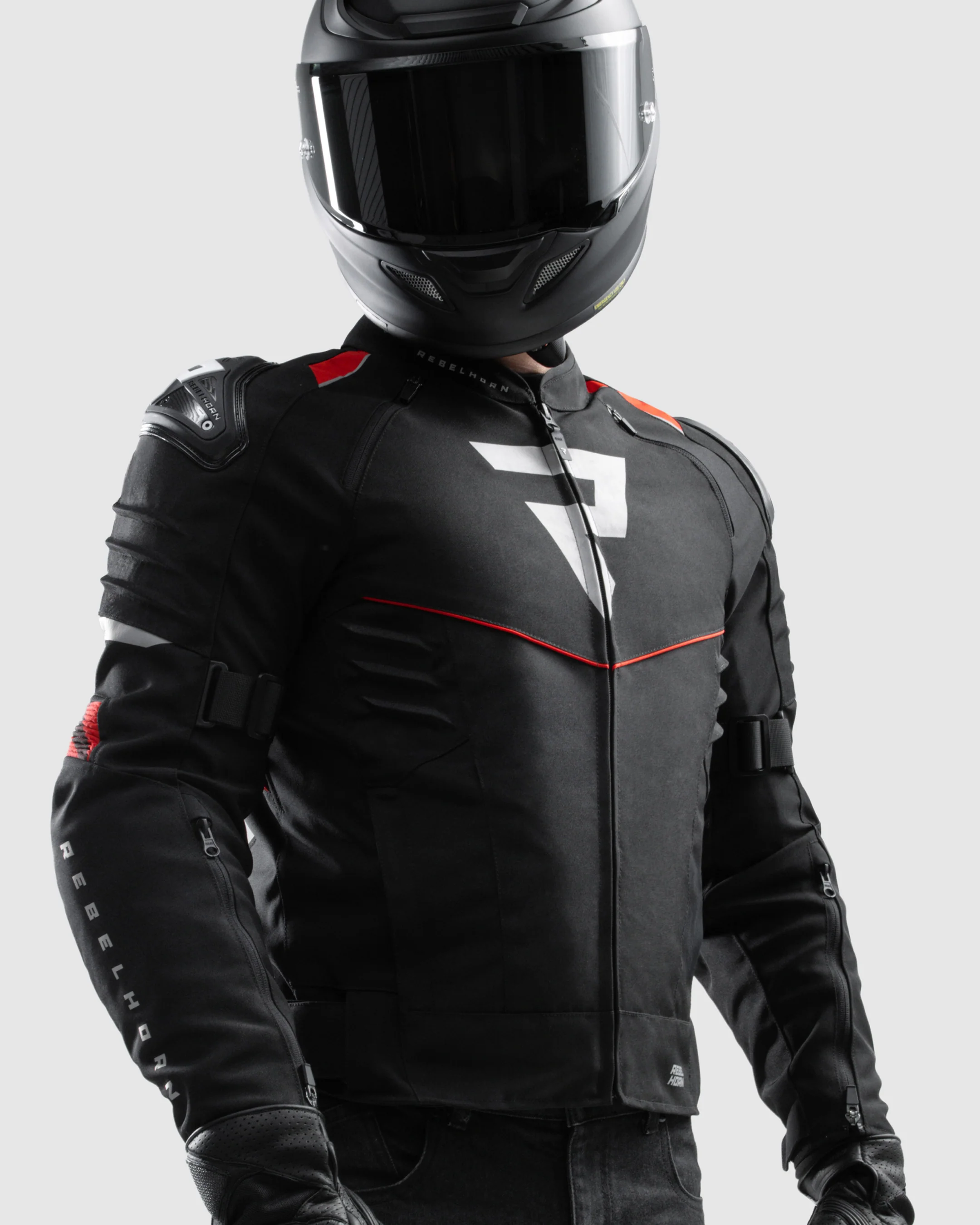 Vandal 2 TEX Motorcycle Jacket Red - Image 3