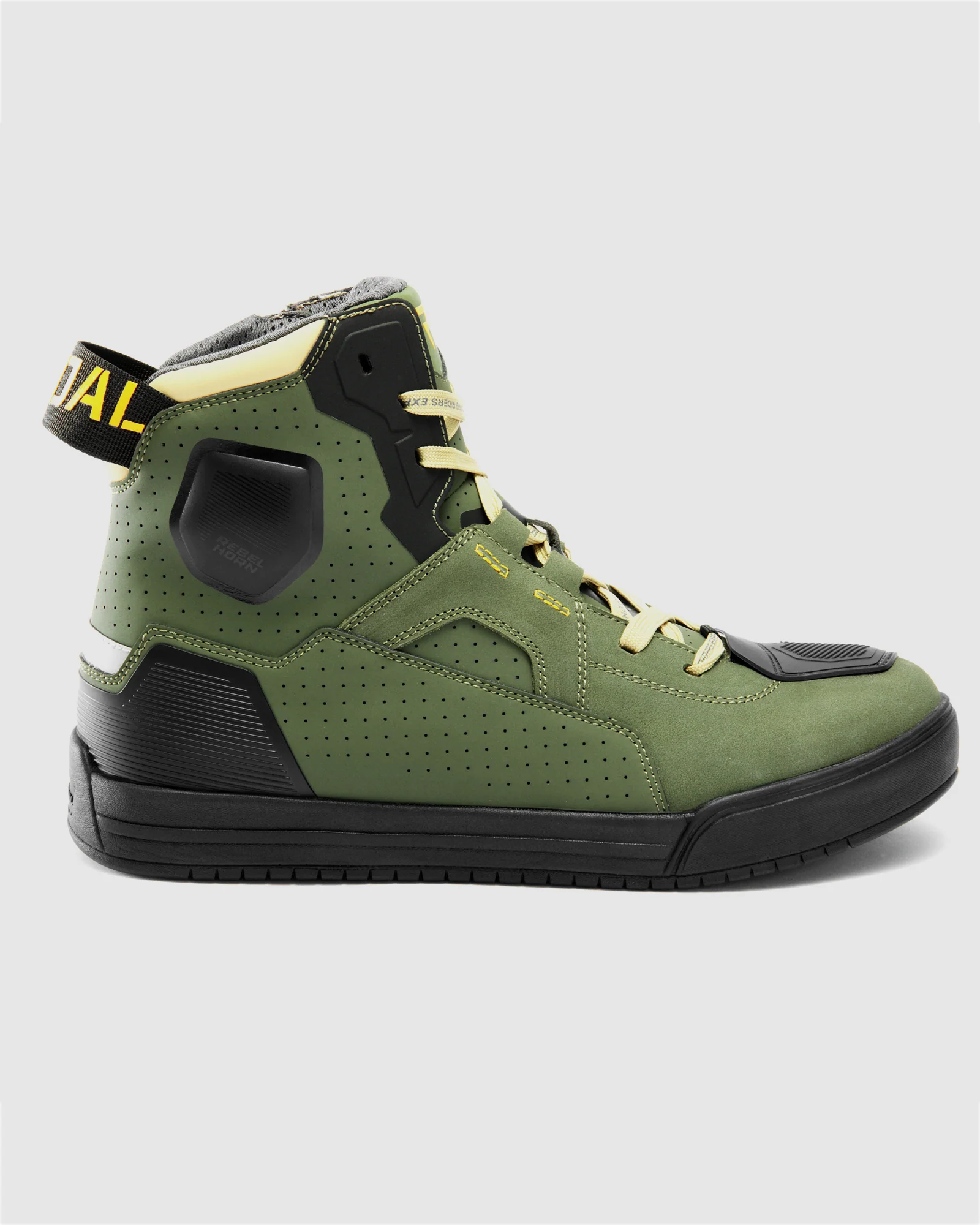 Vandal II Motorcycle Boots Olive - Image 3