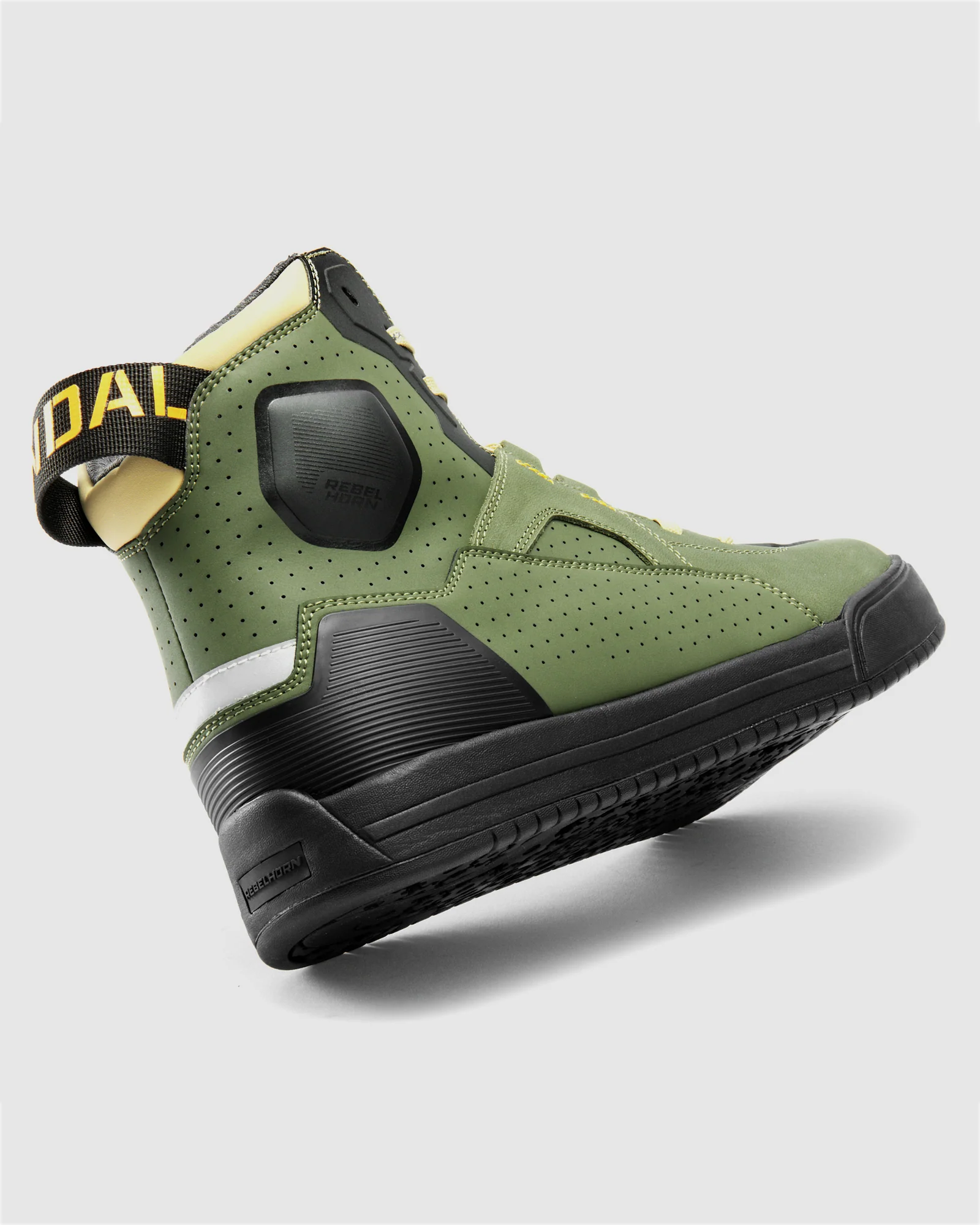 Vandal II Motorcycle Boots Olive - Image 4