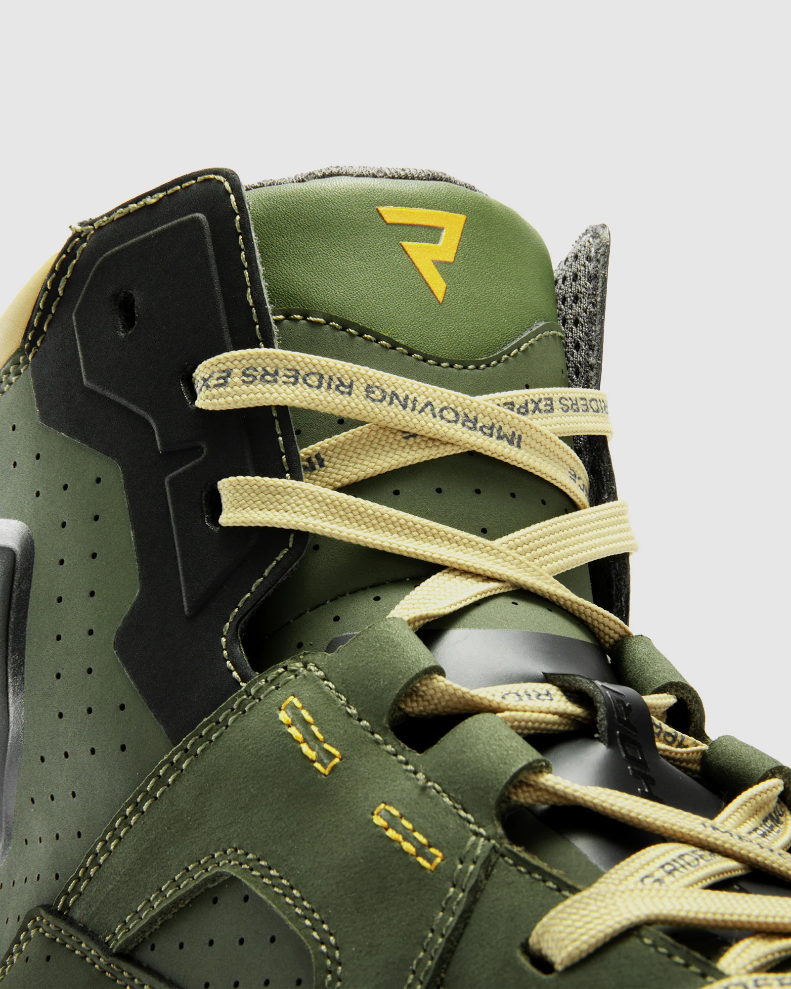 Vandal II Motorcycle Boots Olive - Image 6