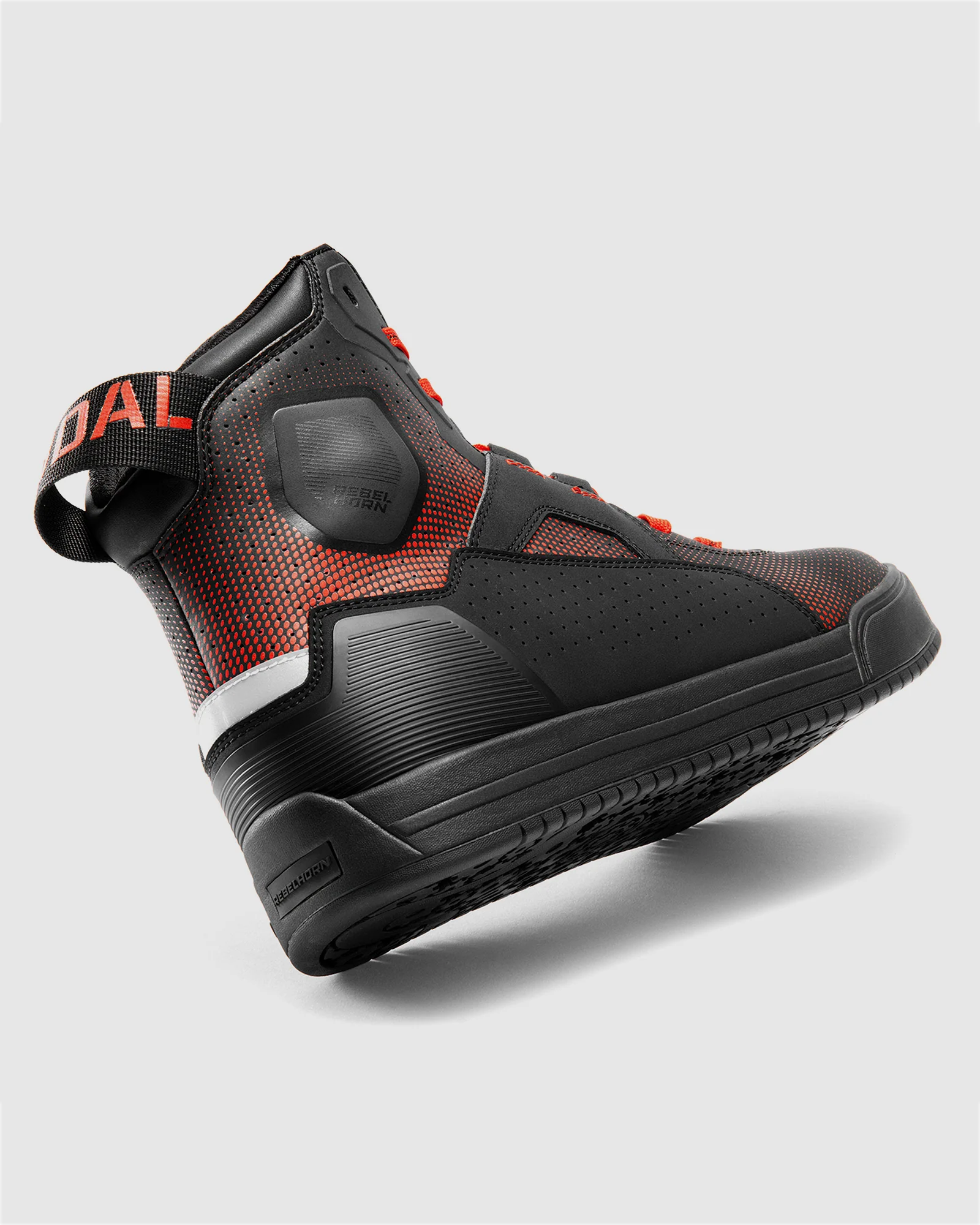Vandal II Motorcycle Boots Red - Image 4