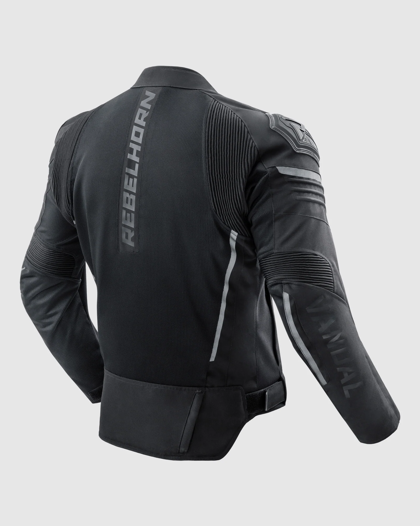 Vandal Mesh Motorcycle Jacket Black - Image 2