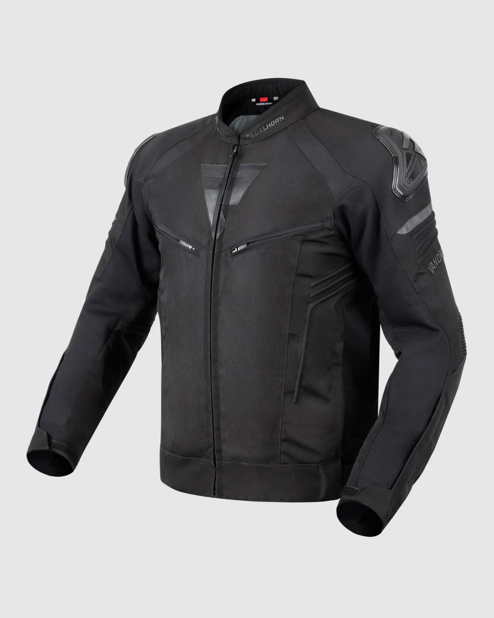 Vandal Motorcycle Jacket Black