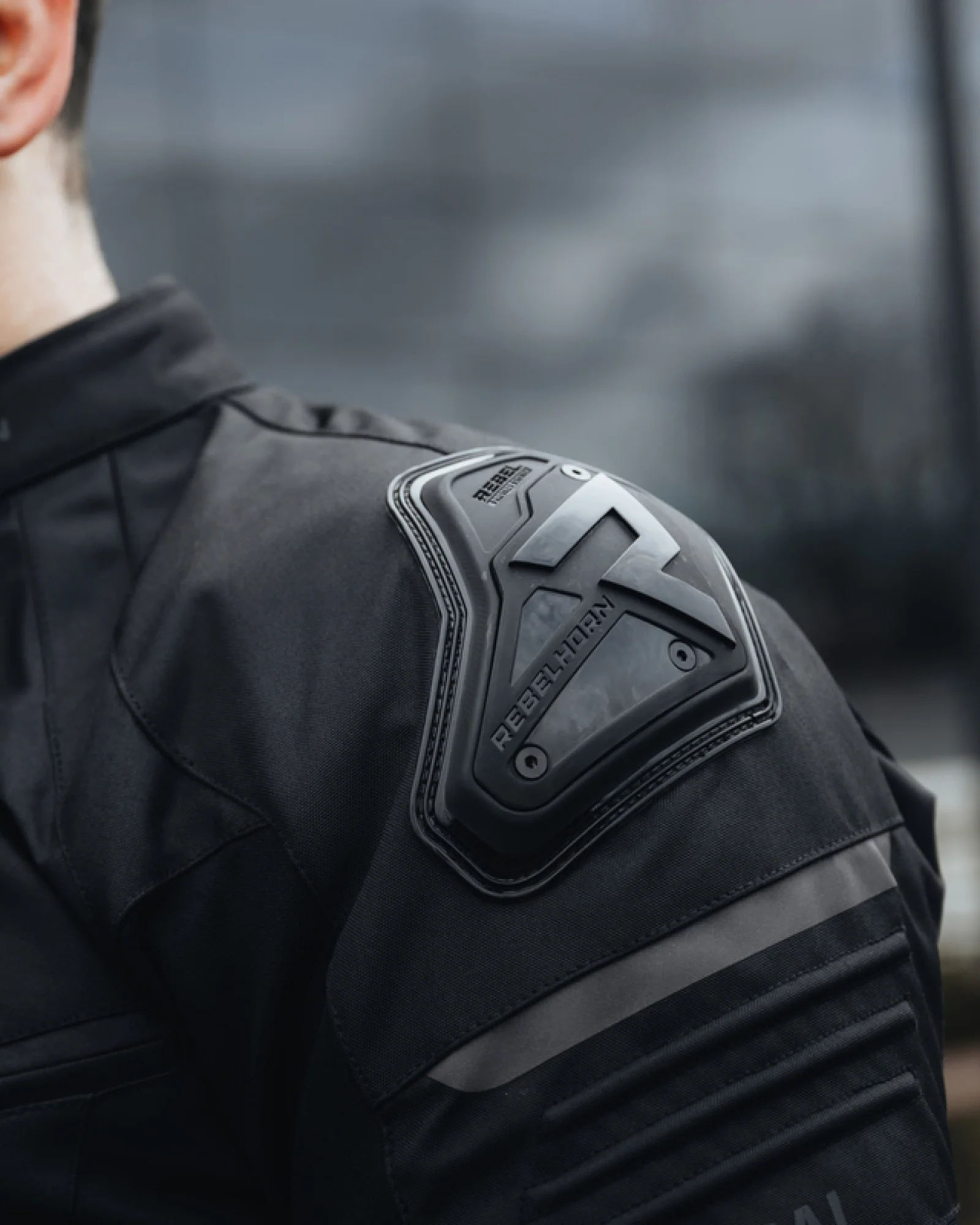 Vandal Motorcycle Jacket Black - Image 5