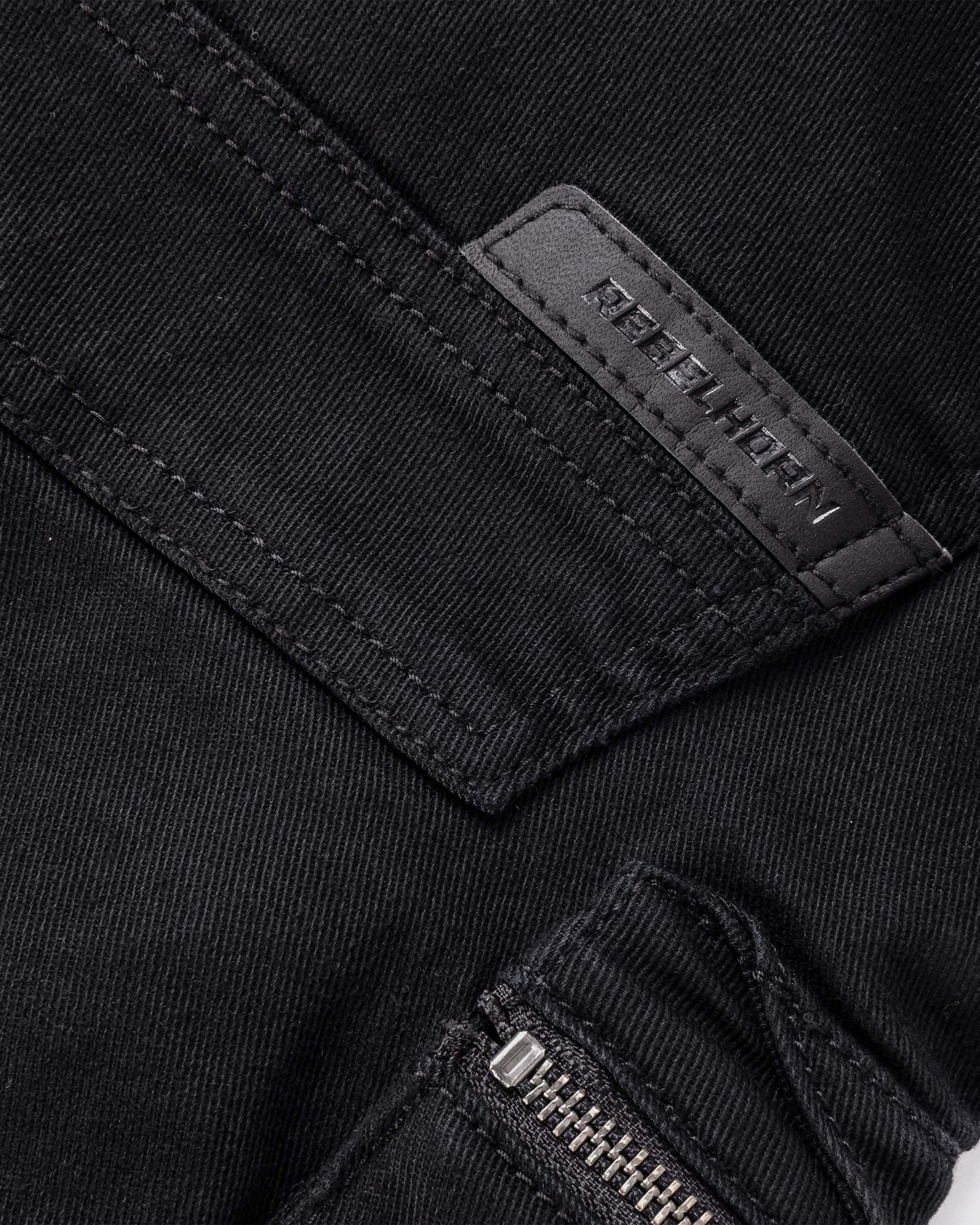 Vandal Motorcycle Jeans Black - Image 6
