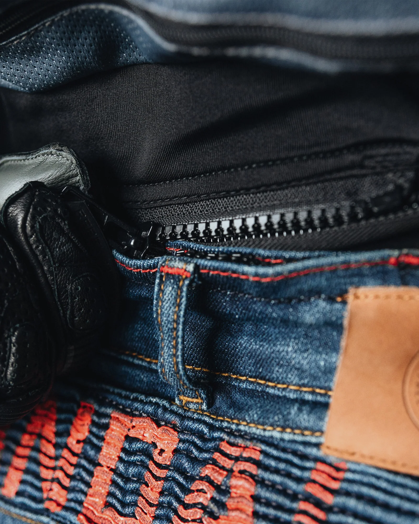 Vandal Motorcycle Jeans Blue - Image 5