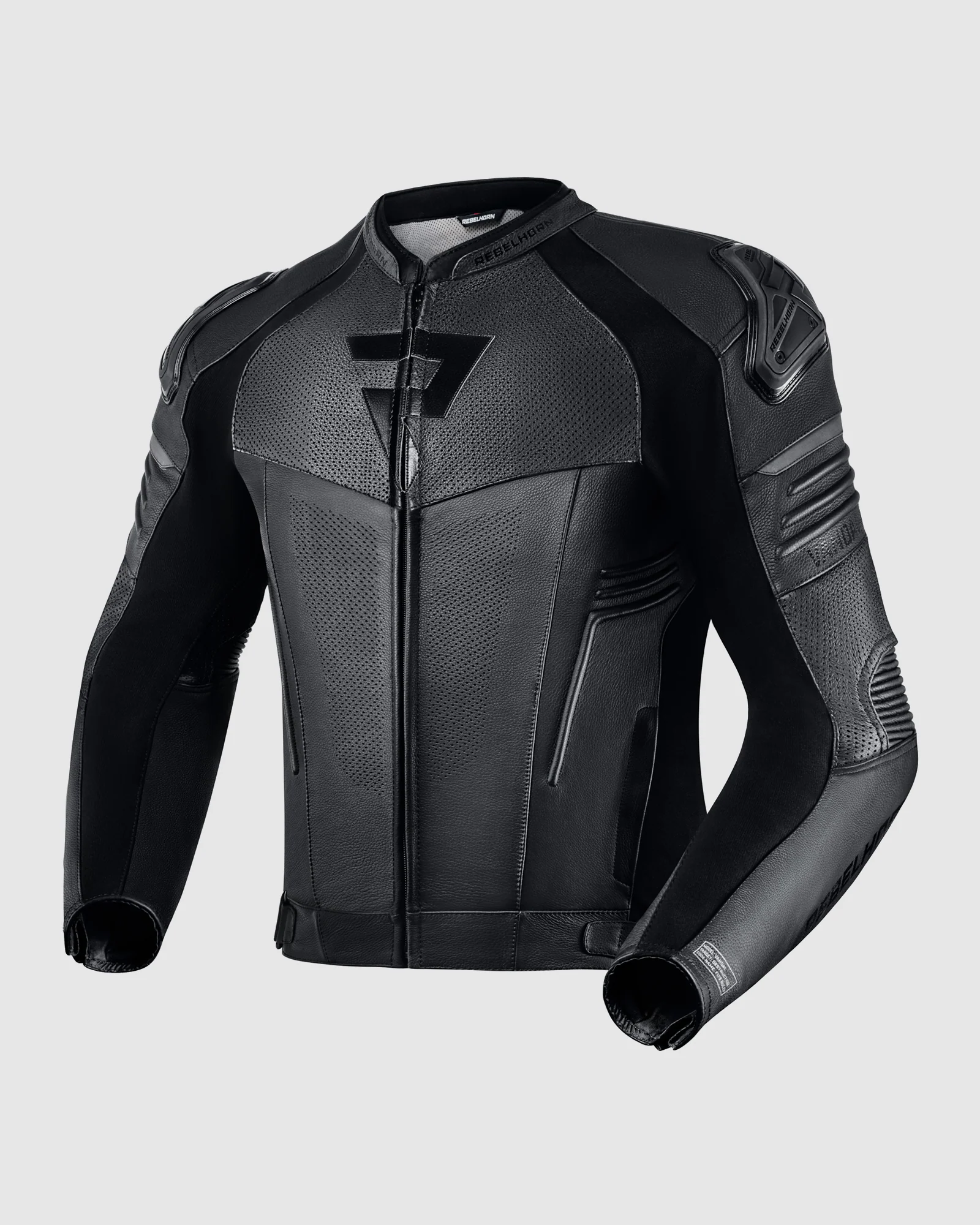 Vandal Motorcycle Leather Jacket Black