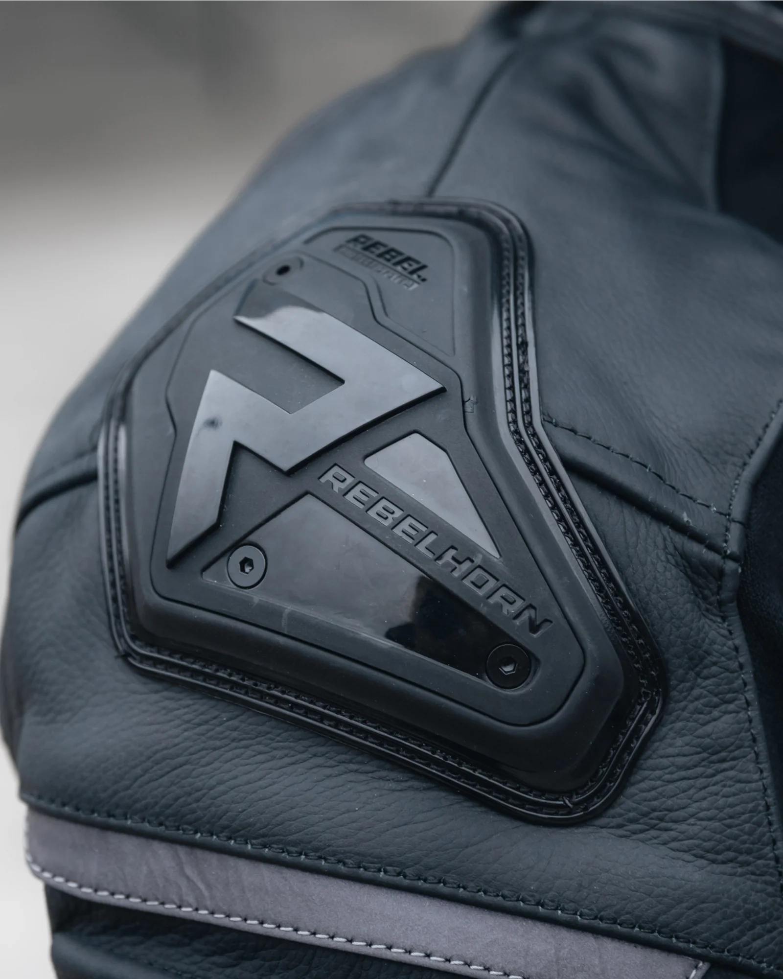 Vandal Motorcycle Leather Jacket Black - Image 3