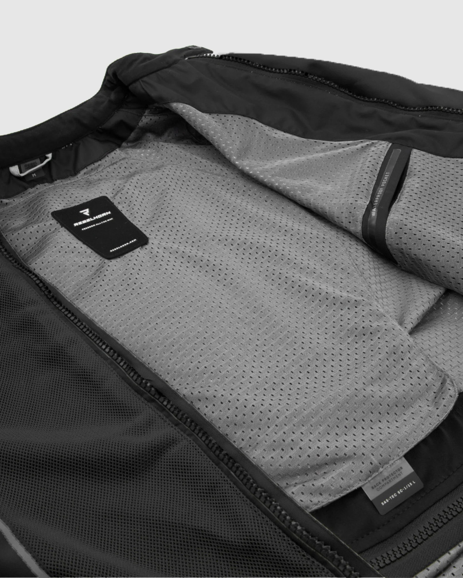 Wave Motorcycle Jacket Black - Image 17