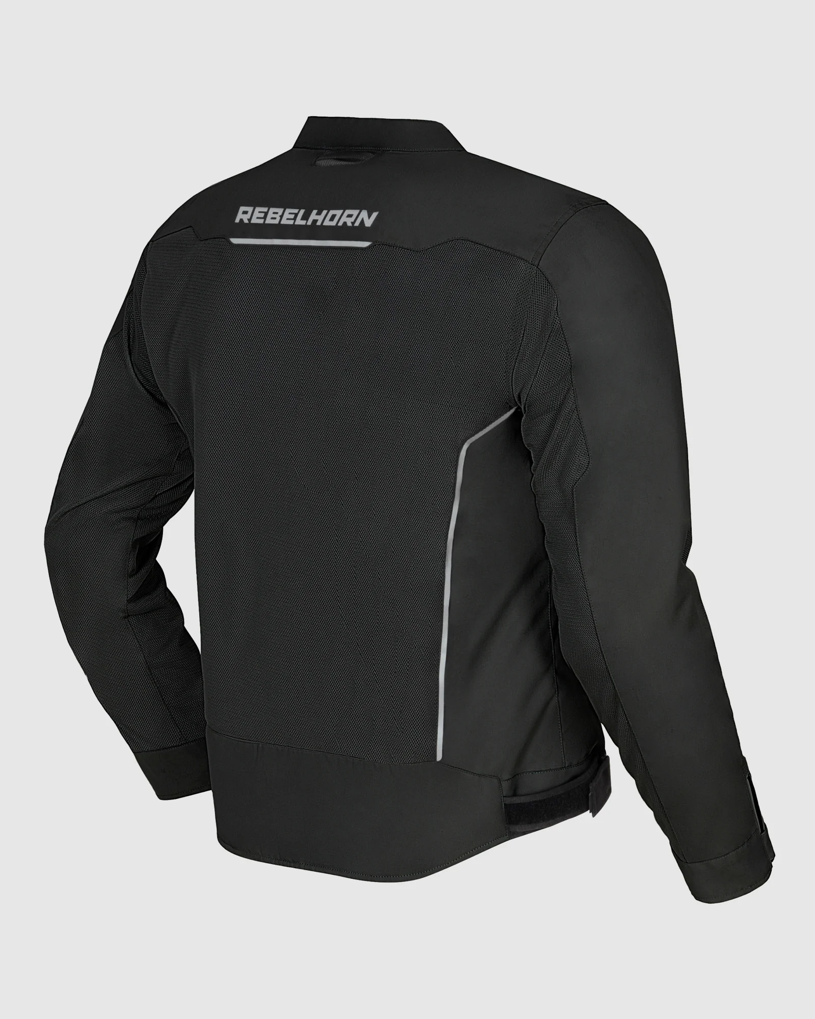 Wave Motorcycle Jacket Black - Image 2
